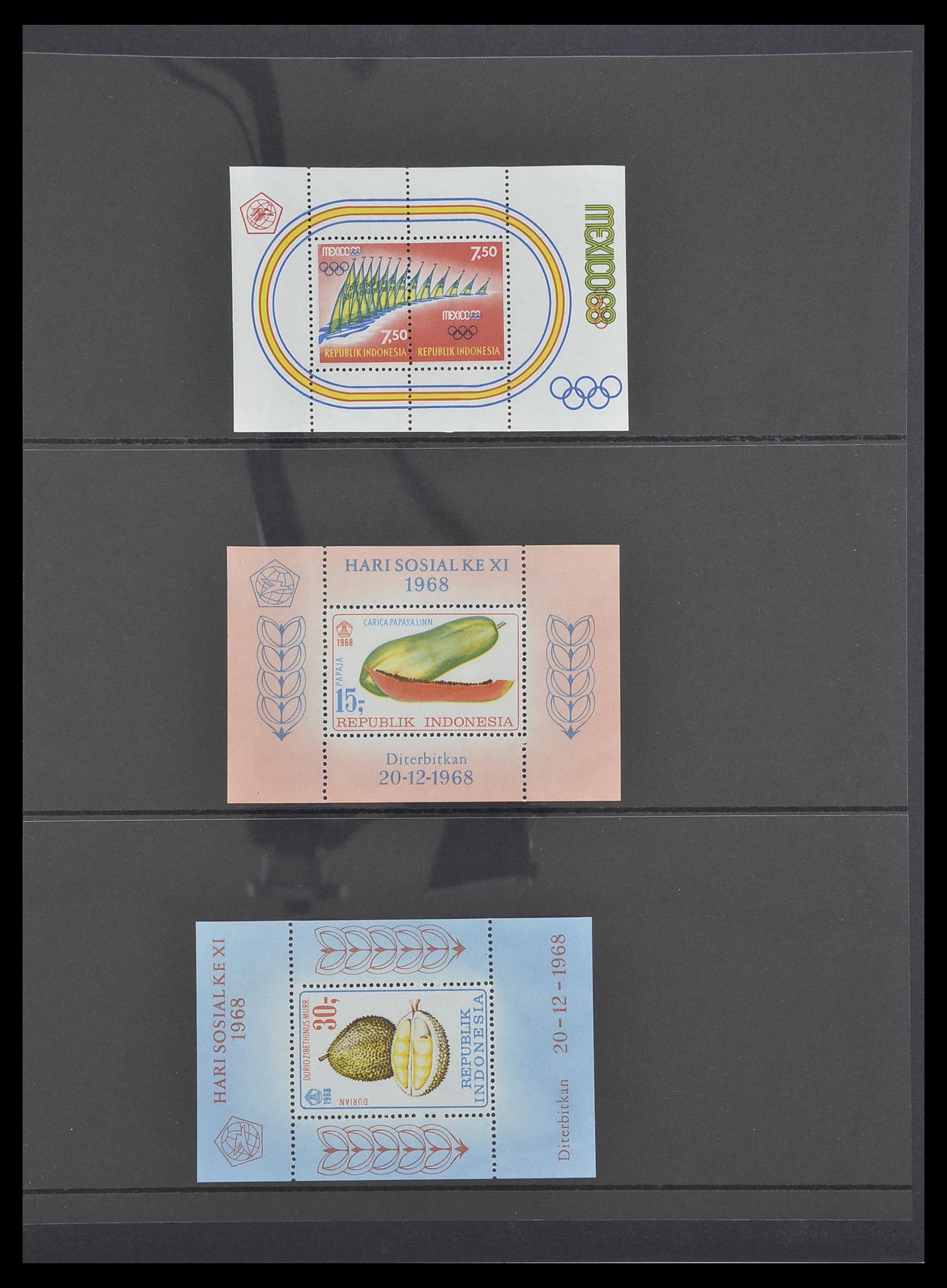 33483 041 - Postzegelverzameling 33483 Indonesië 1945-1999.