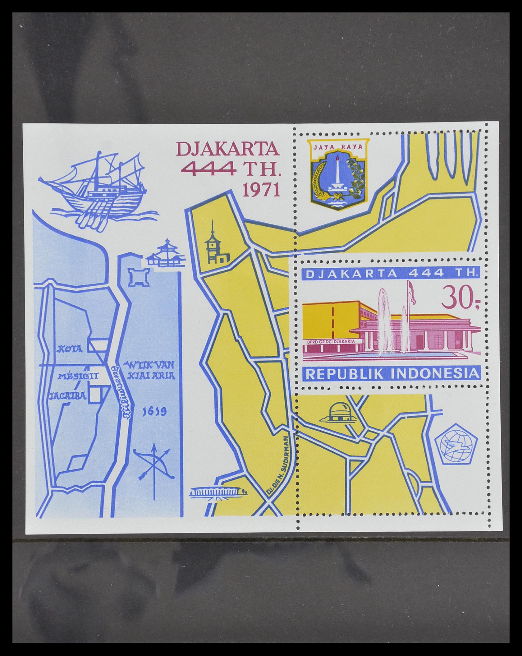 33483 047 - Postzegelverzameling 33483 Indonesië 1945-1999.