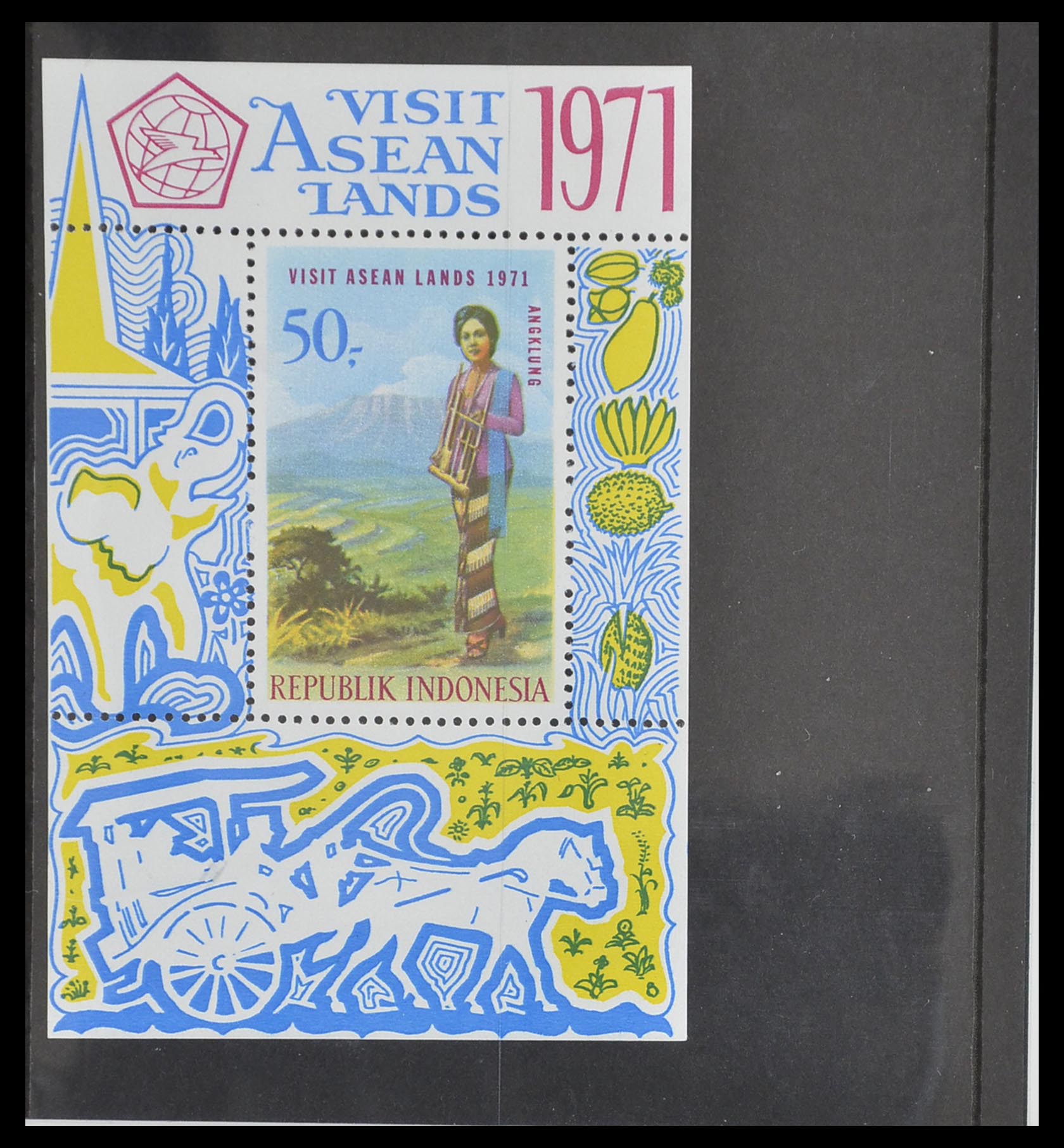 33483 048 - Postzegelverzameling 33483 Indonesië 1945-1999.