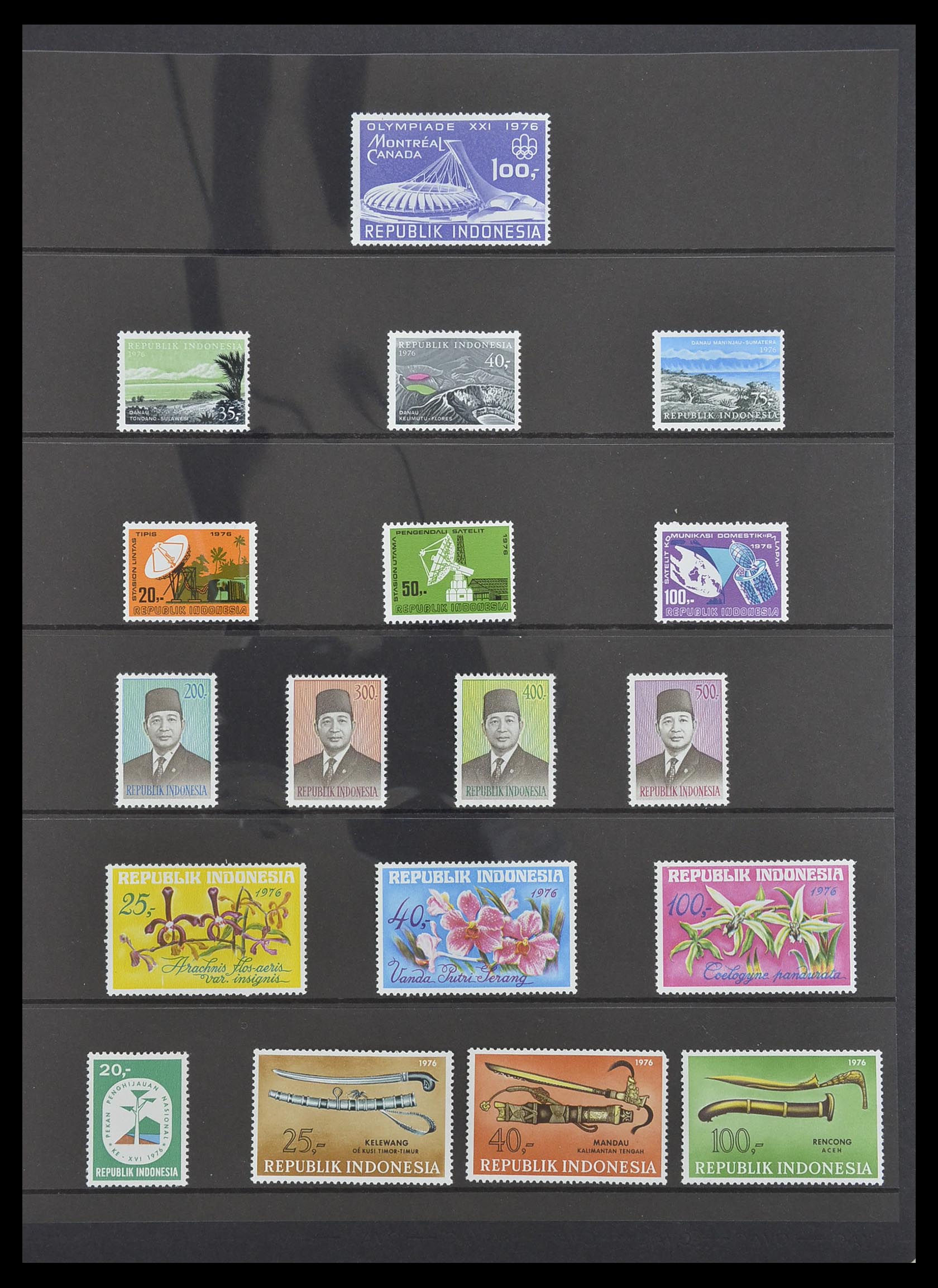 33483 058 - Postzegelverzameling 33483 Indonesië 1945-1999.