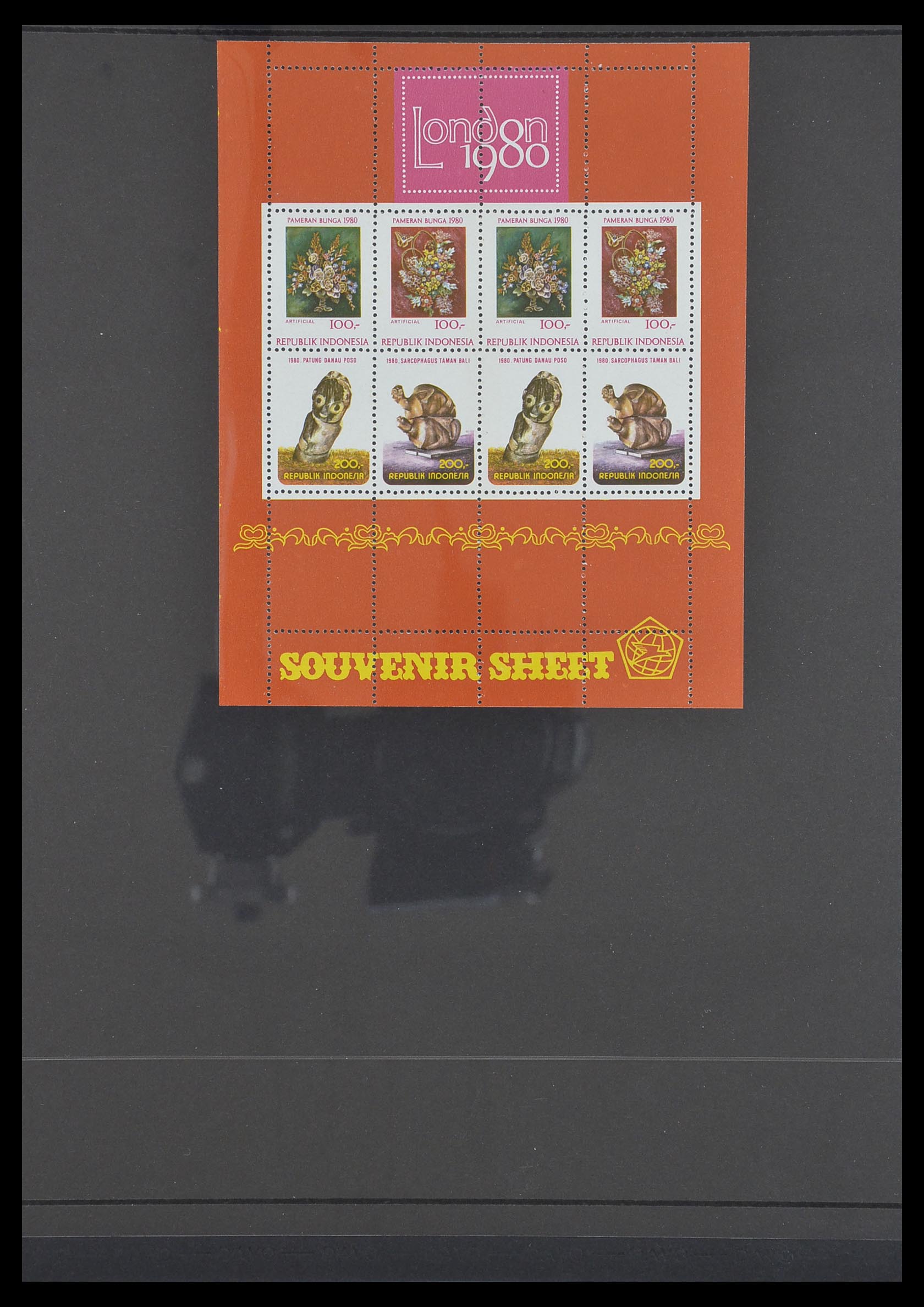 33483 071 - Postzegelverzameling 33483 Indonesië 1945-1999.