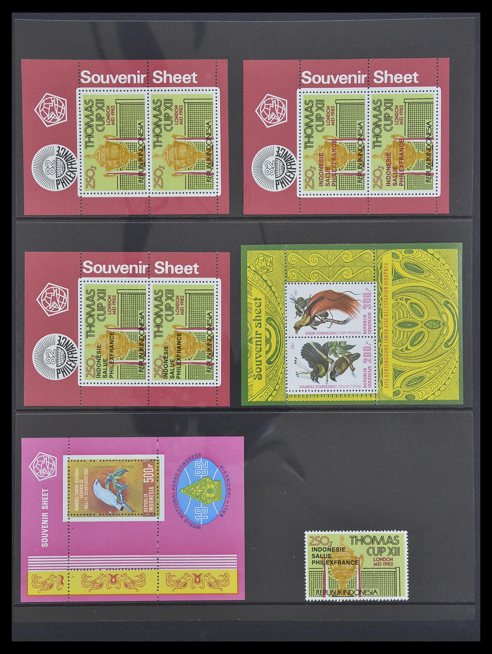 33483 080 - Postzegelverzameling 33483 Indonesië 1945-1999.