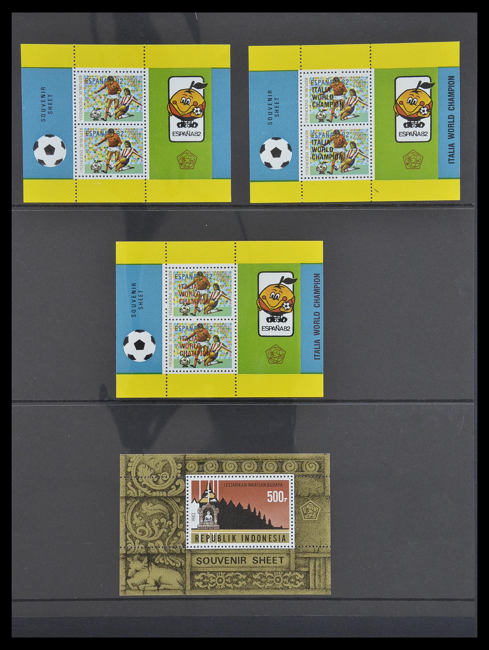 33483 081 - Postzegelverzameling 33483 Indonesië 1945-1999.