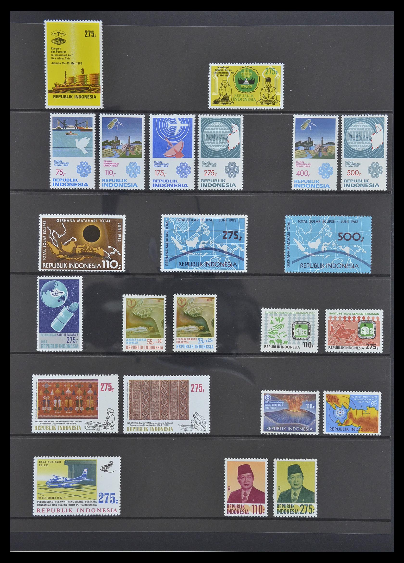 33483 083 - Postzegelverzameling 33483 Indonesië 1945-1999.