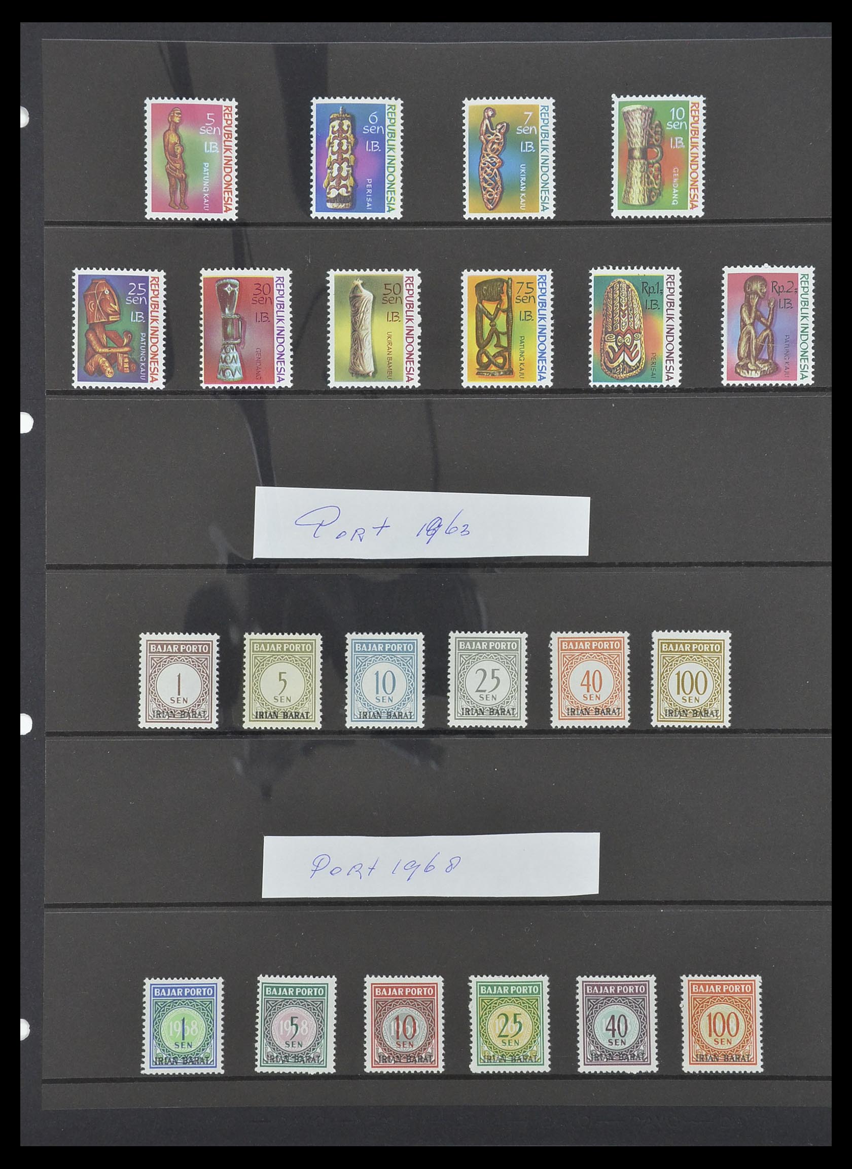 33483 098 - Postzegelverzameling 33483 Indonesië 1945-1999.