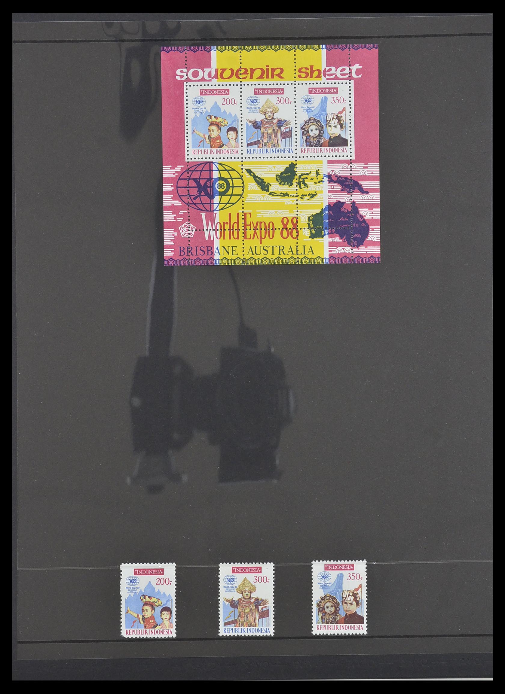 33483 103 - Postzegelverzameling 33483 Indonesië 1945-1999.