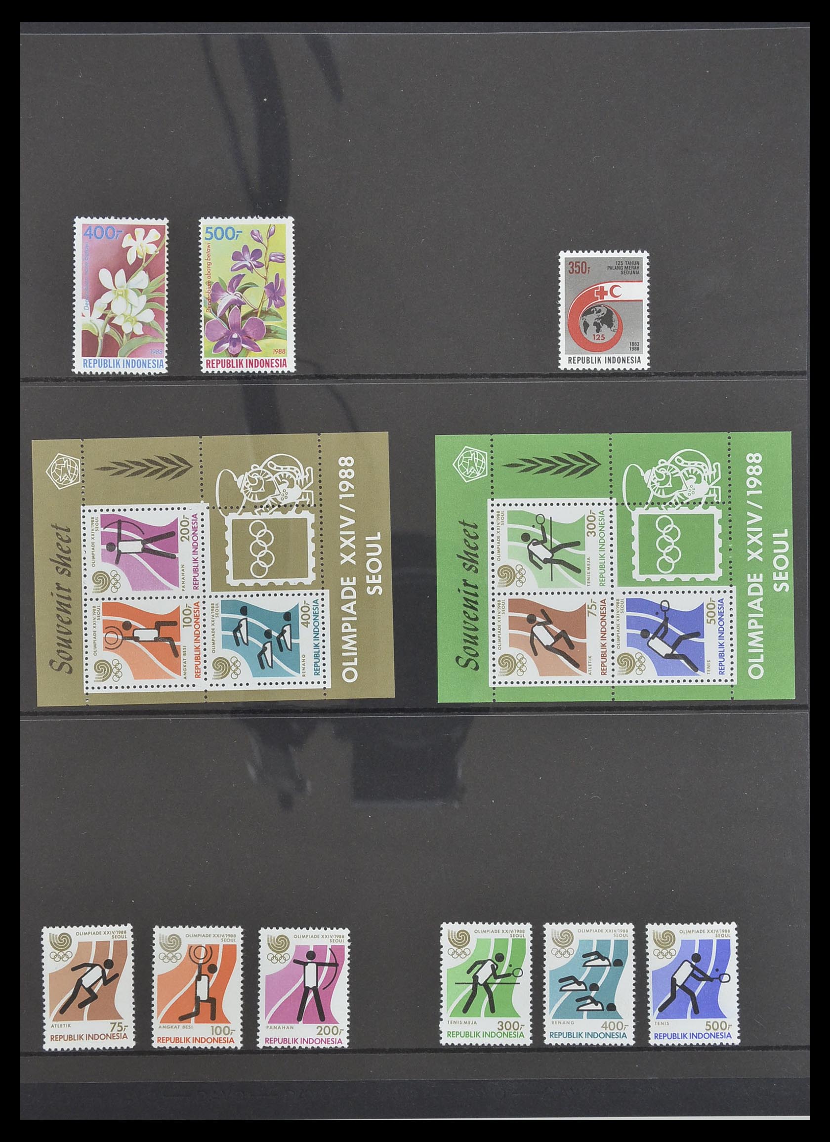 33483 104 - Postzegelverzameling 33483 Indonesië 1945-1999.