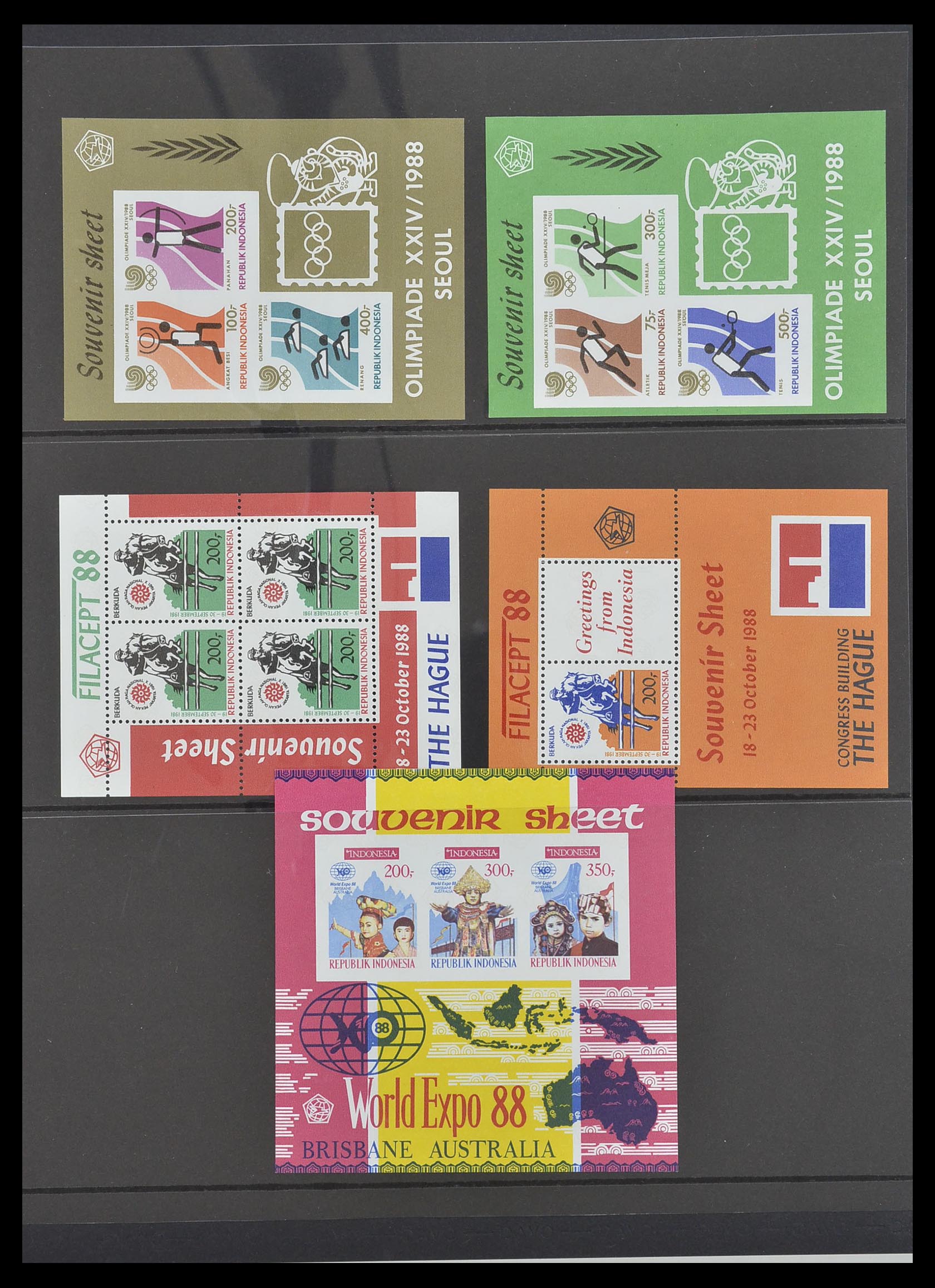 33483 105 - Postzegelverzameling 33483 Indonesië 1945-1999.