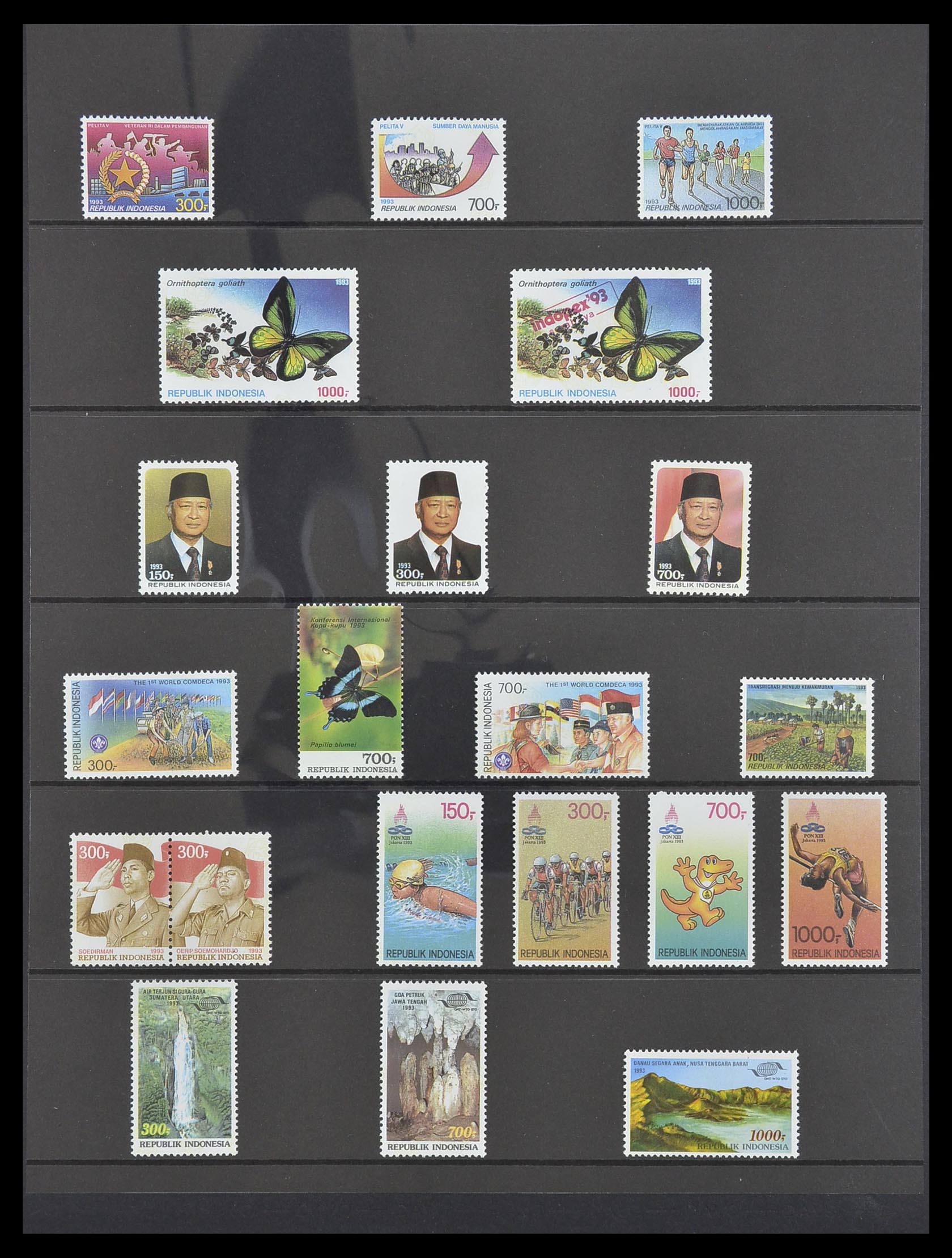 33483 118 - Postzegelverzameling 33483 Indonesië 1945-1999.
