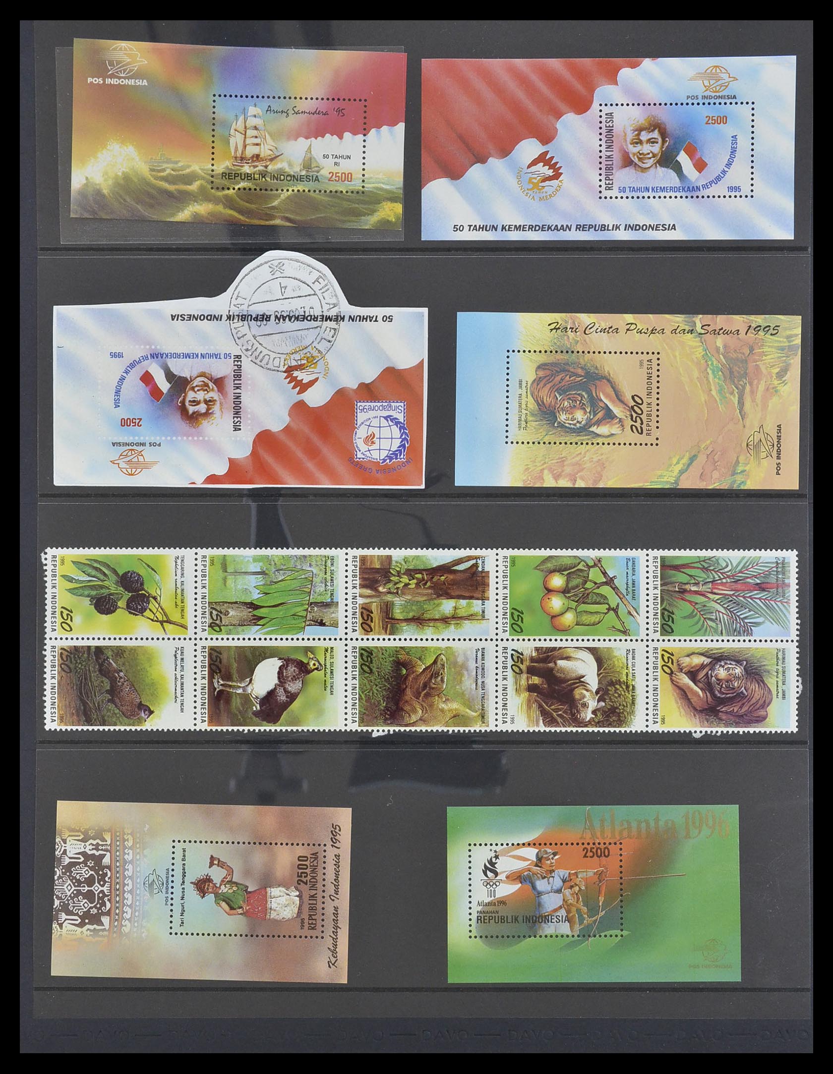 33483 126 - Postzegelverzameling 33483 Indonesië 1945-1999.