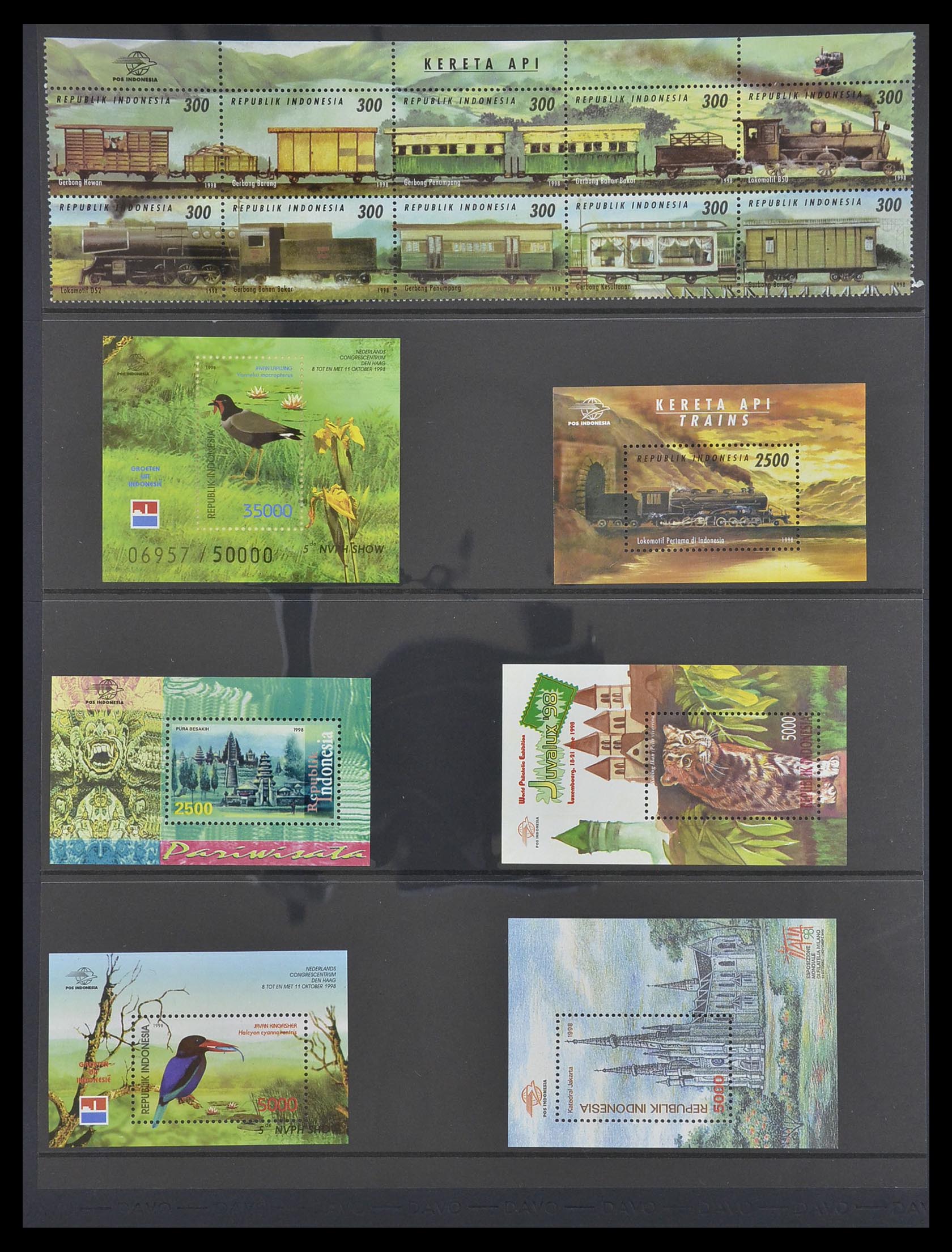 33483 134 - Postzegelverzameling 33483 Indonesië 1945-1999.