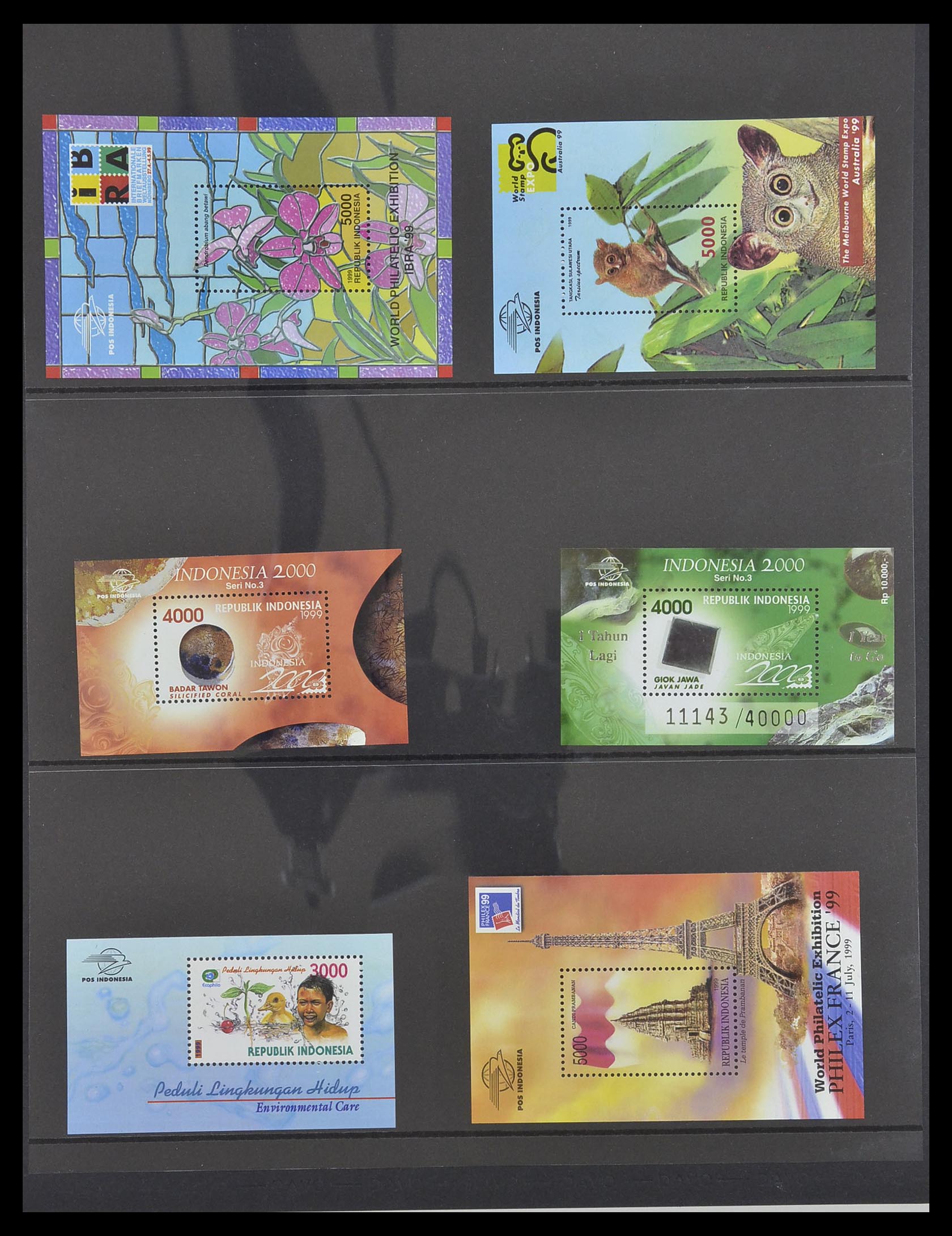 33483 141 - Postzegelverzameling 33483 Indonesië 1945-1999.