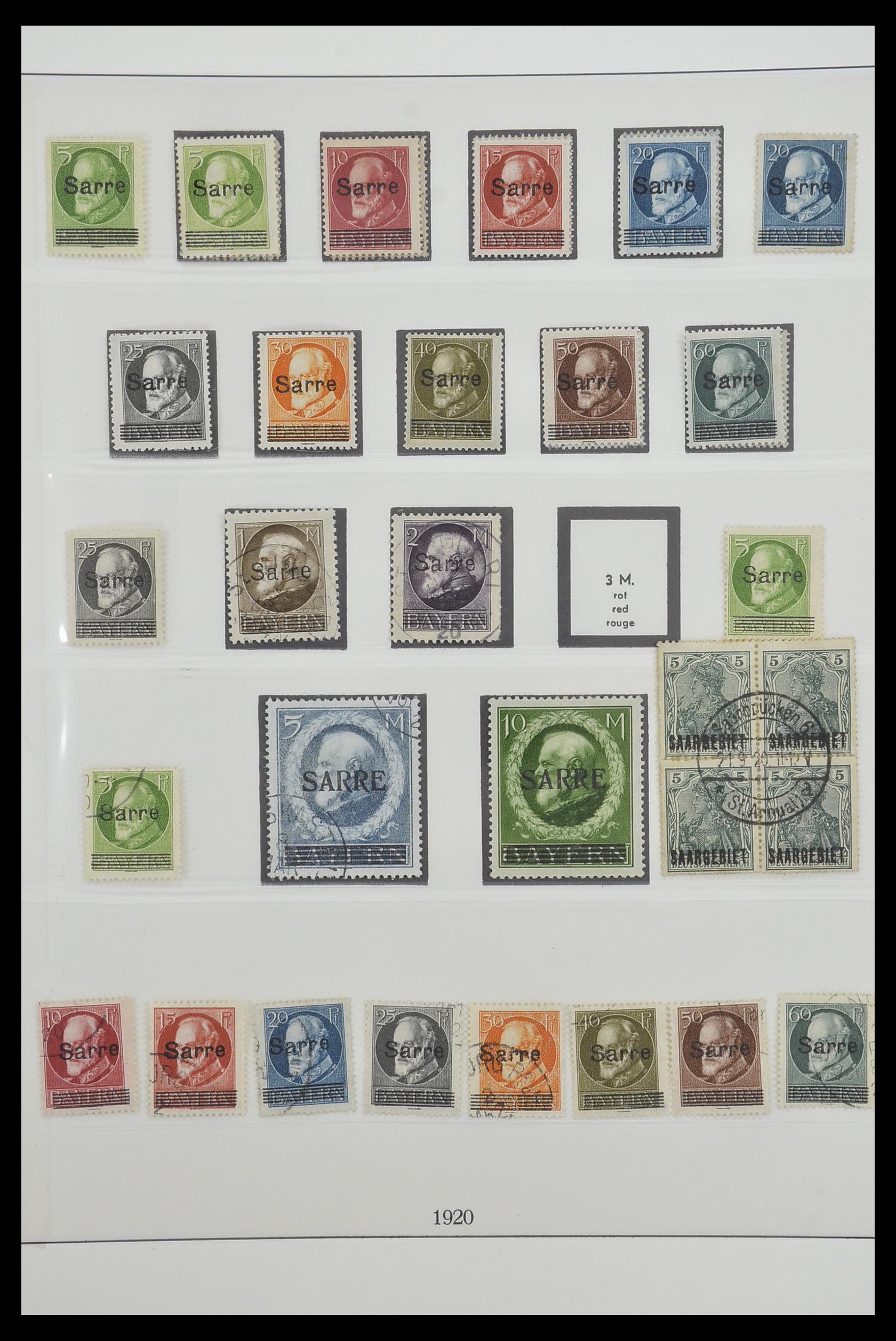 33485 004 - Stamp collection 33485 Saar 1920-1959.