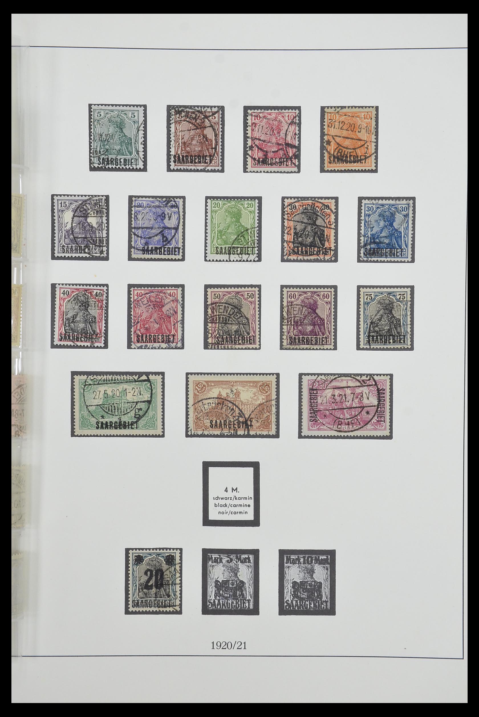 33485 007 - Postzegelverzameling 33485 Saar 1920-1959.