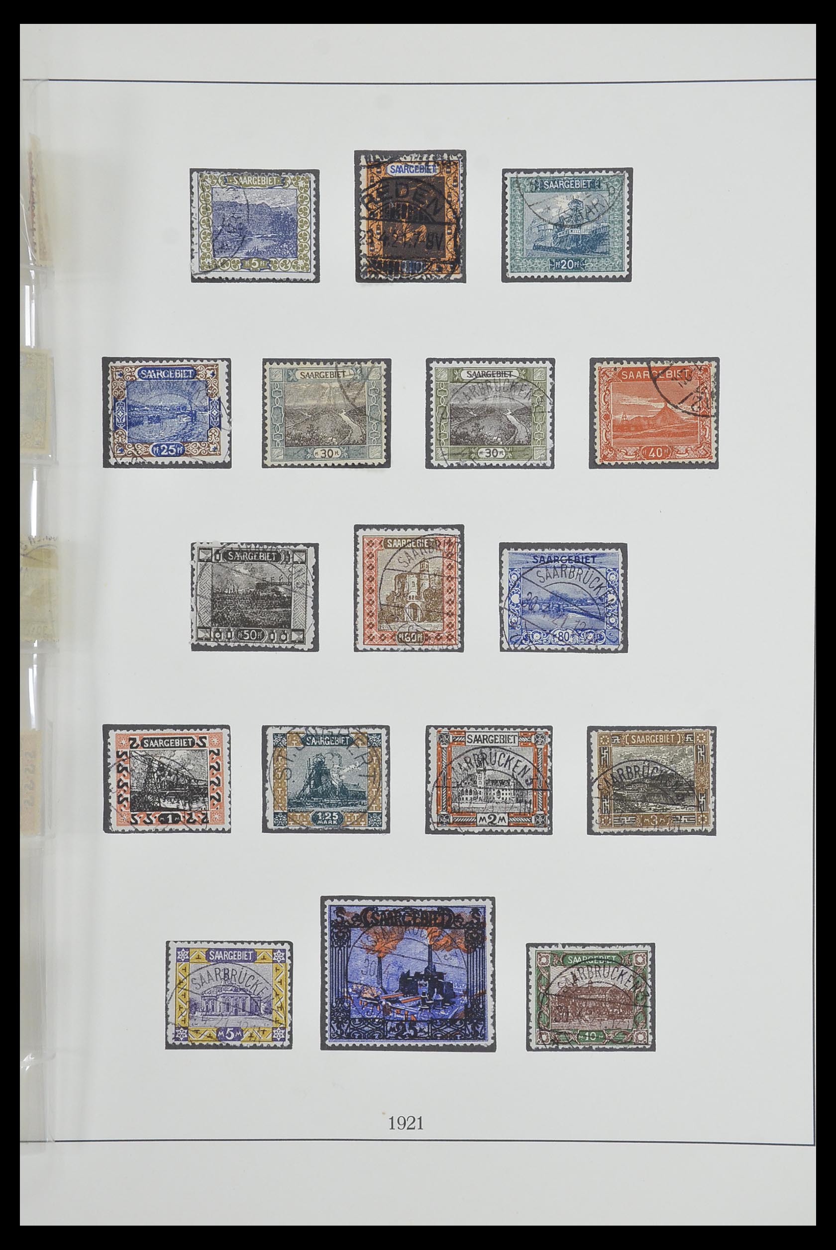 33485 009 - Postzegelverzameling 33485 Saar 1920-1959.