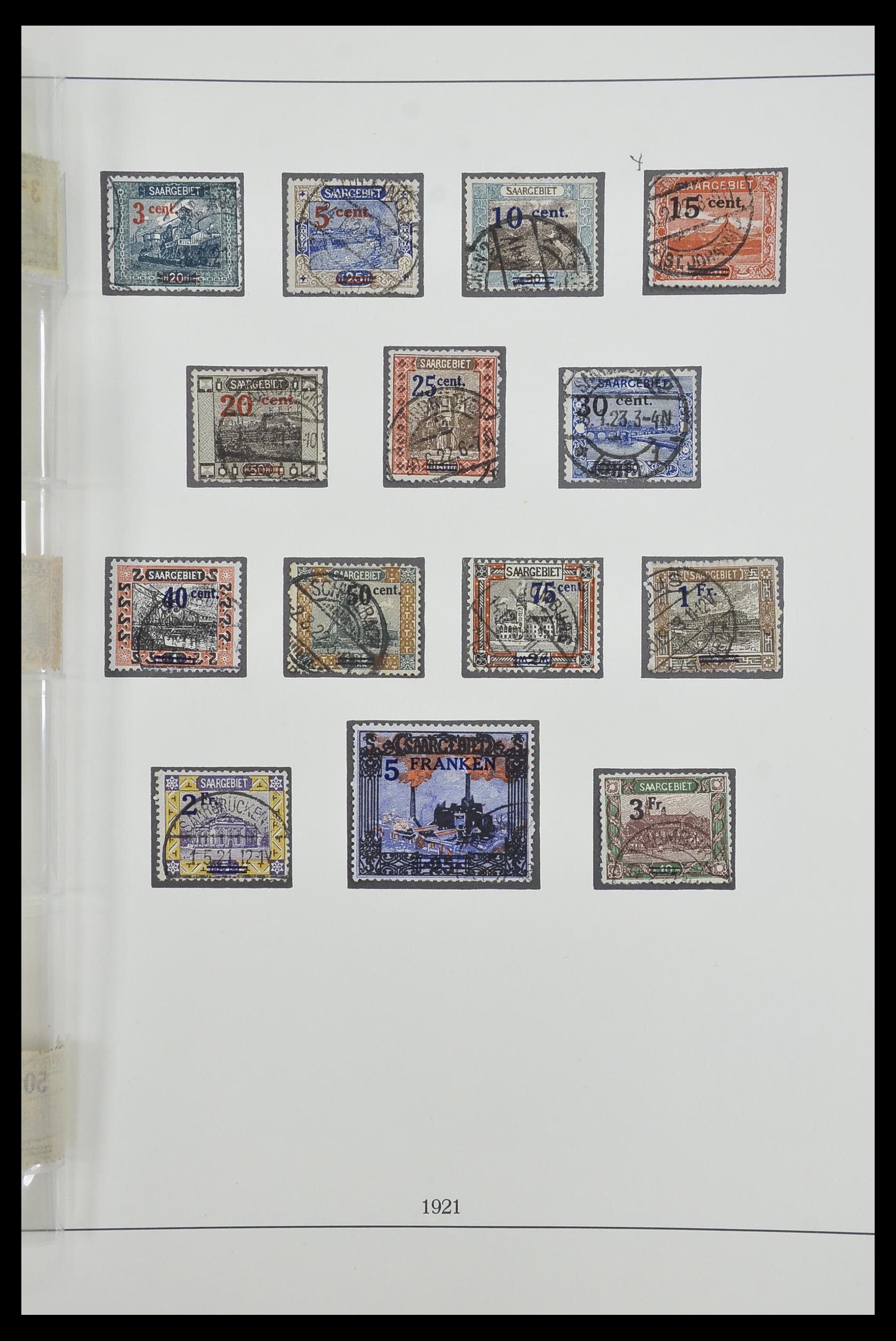 33485 012 - Postzegelverzameling 33485 Saar 1920-1959.