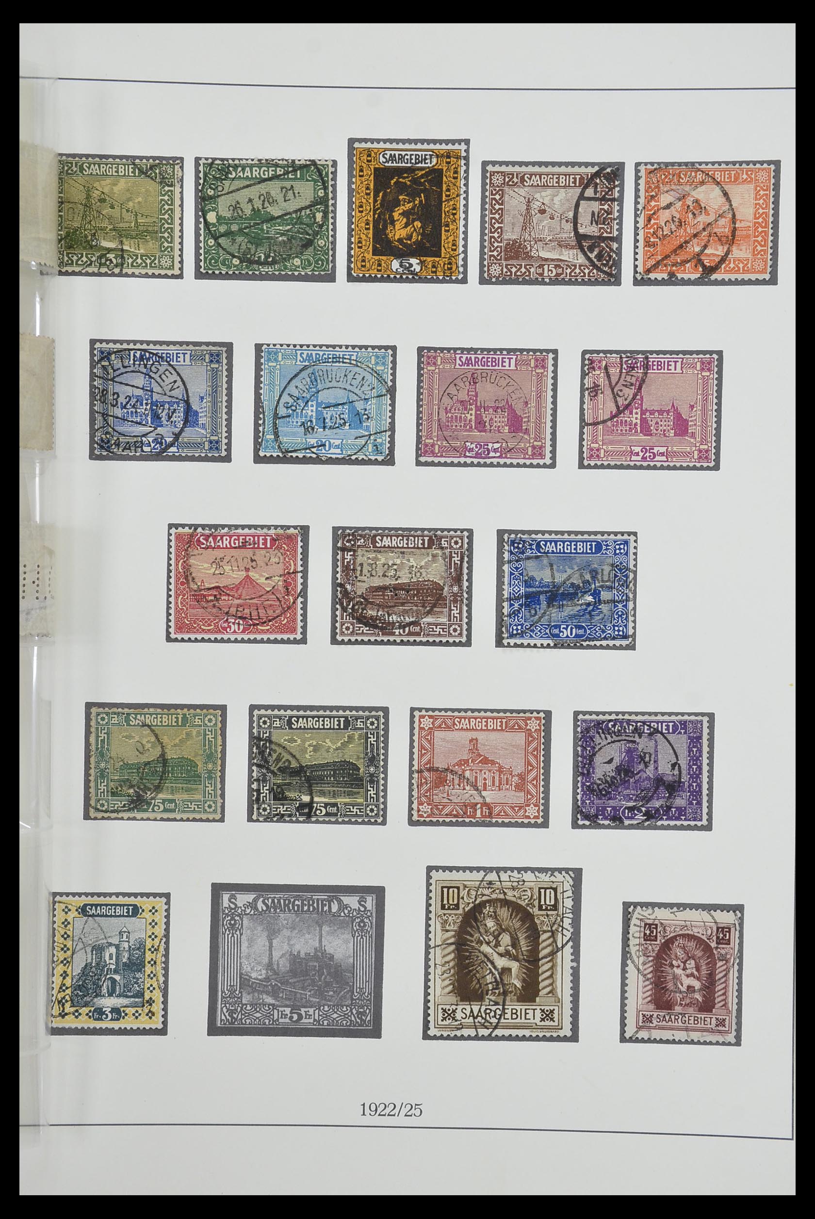 33485 014 - Postzegelverzameling 33485 Saar 1920-1959.