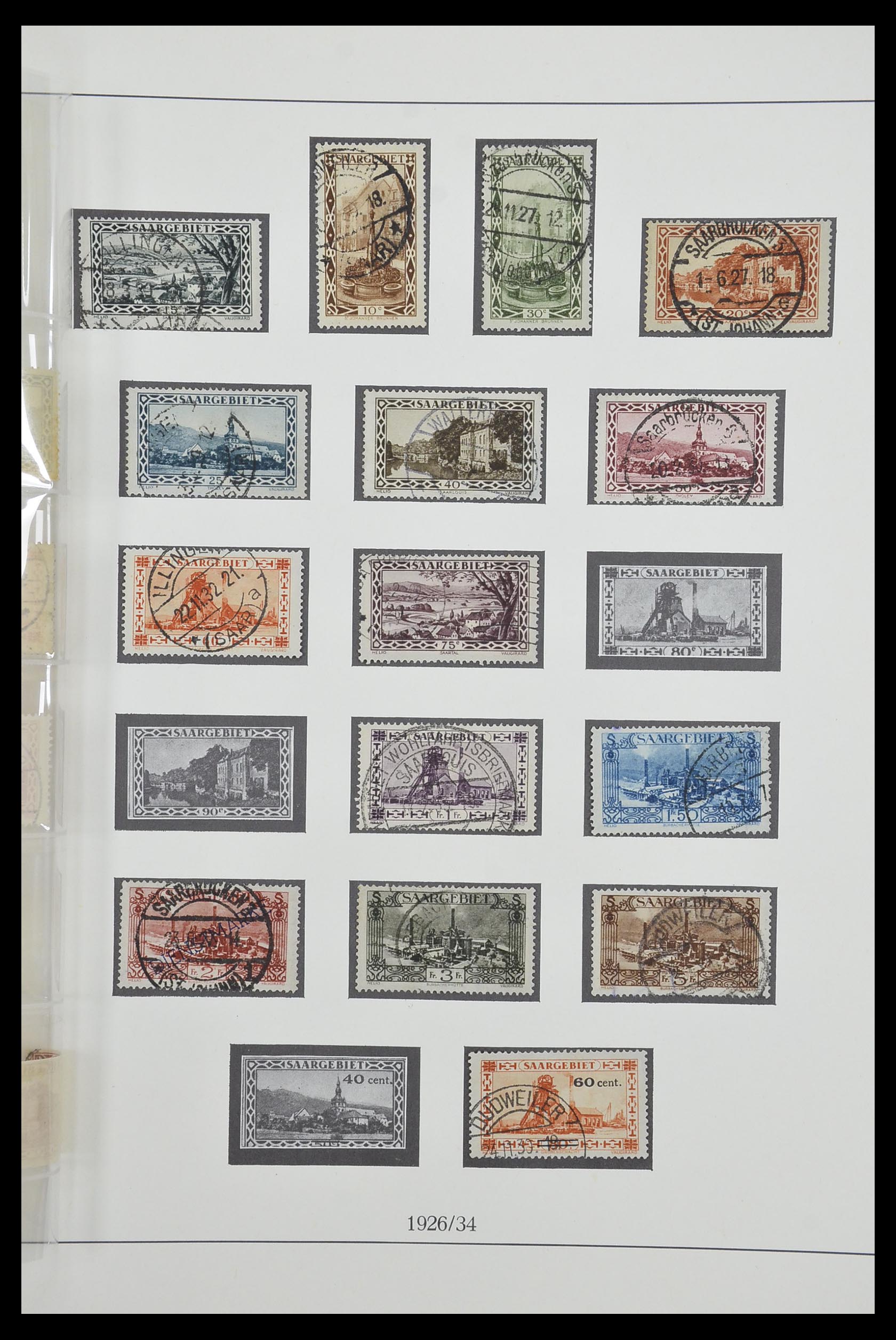 33485 017 - Postzegelverzameling 33485 Saar 1920-1959.