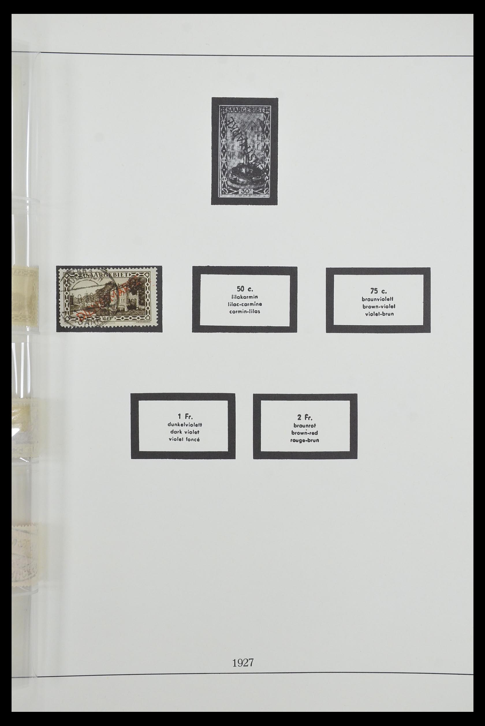 33485 029 - Postzegelverzameling 33485 Saar 1920-1959.