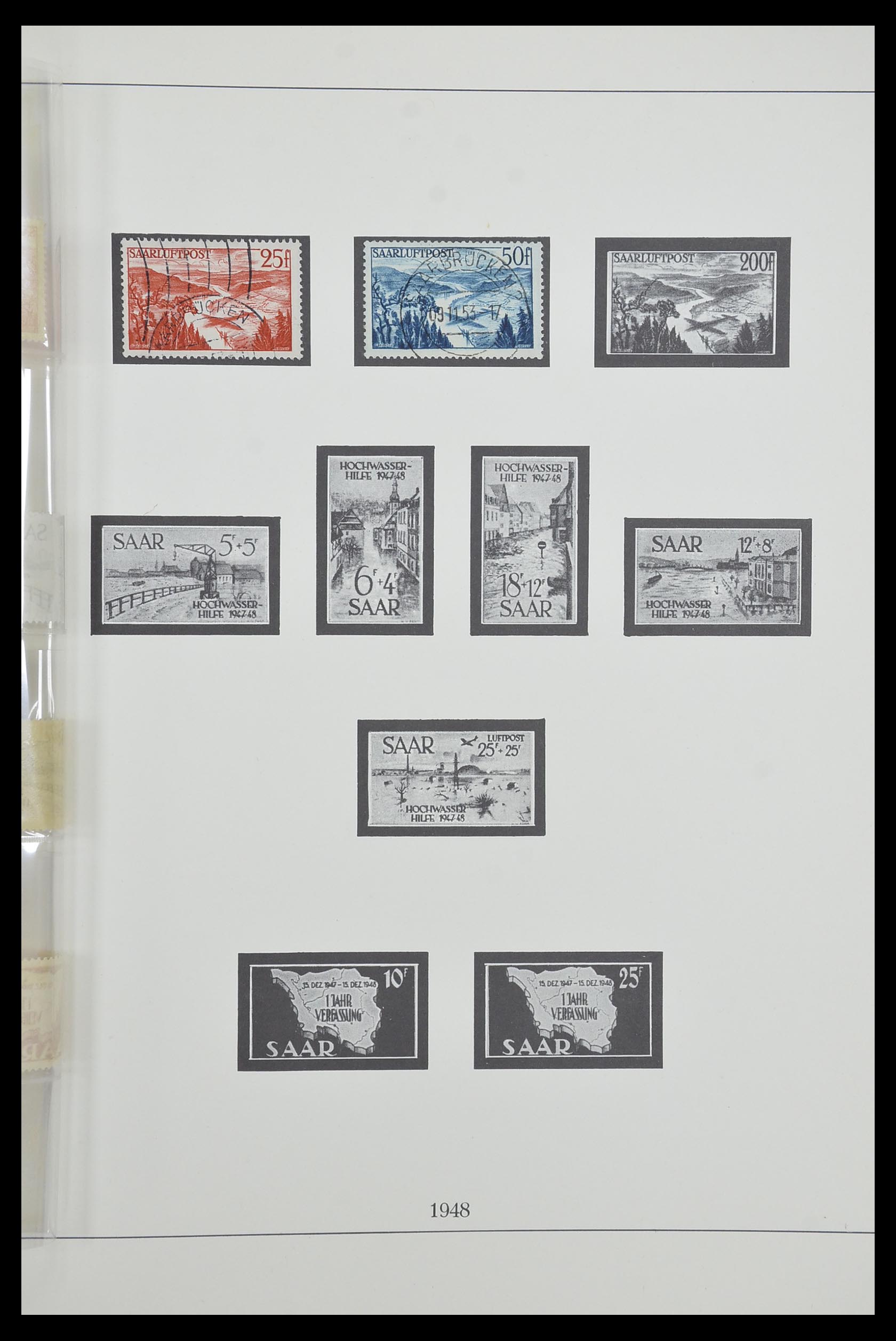 33485 039 - Postzegelverzameling 33485 Saar 1920-1959.