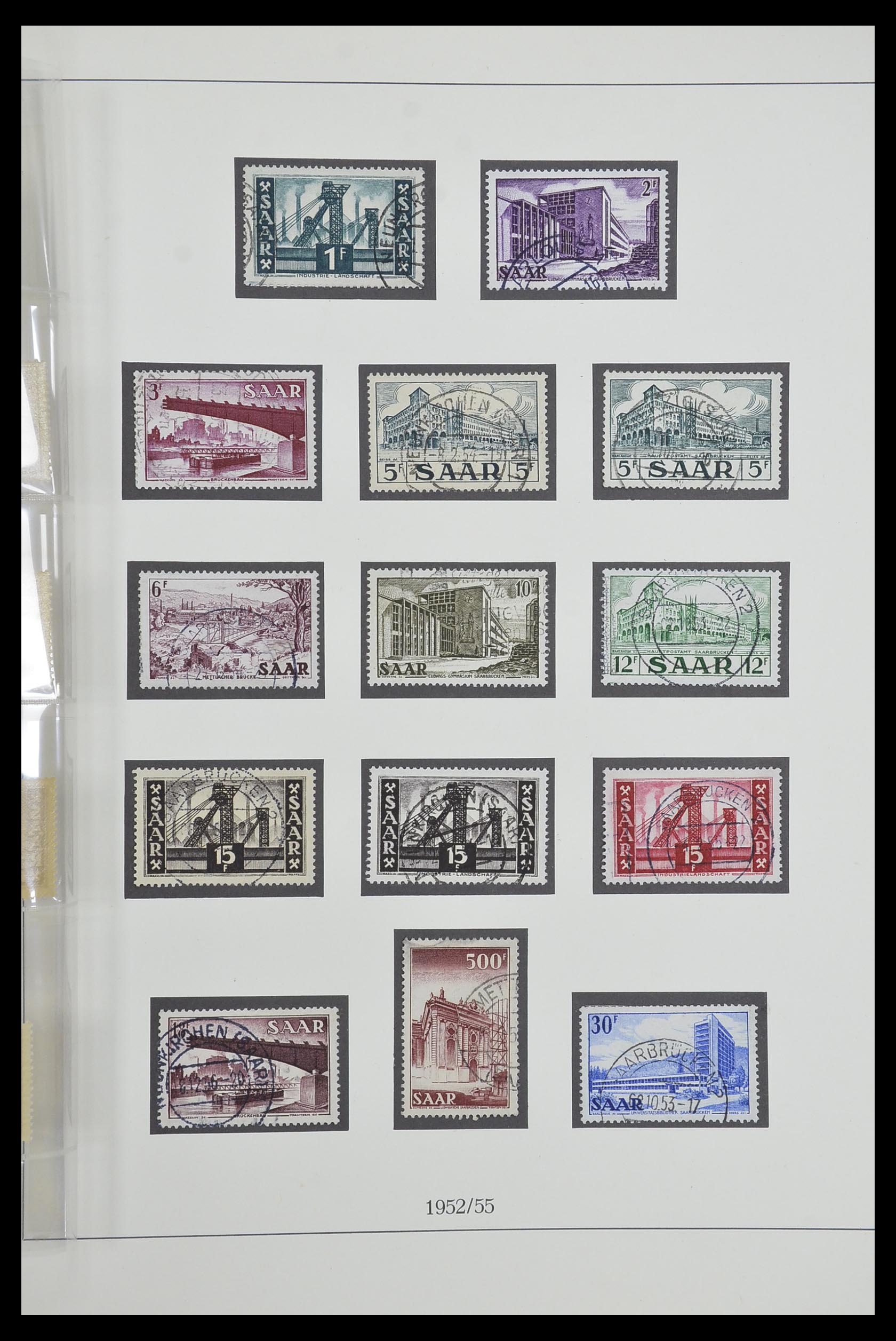 33485 049 - Postzegelverzameling 33485 Saar 1920-1959.
