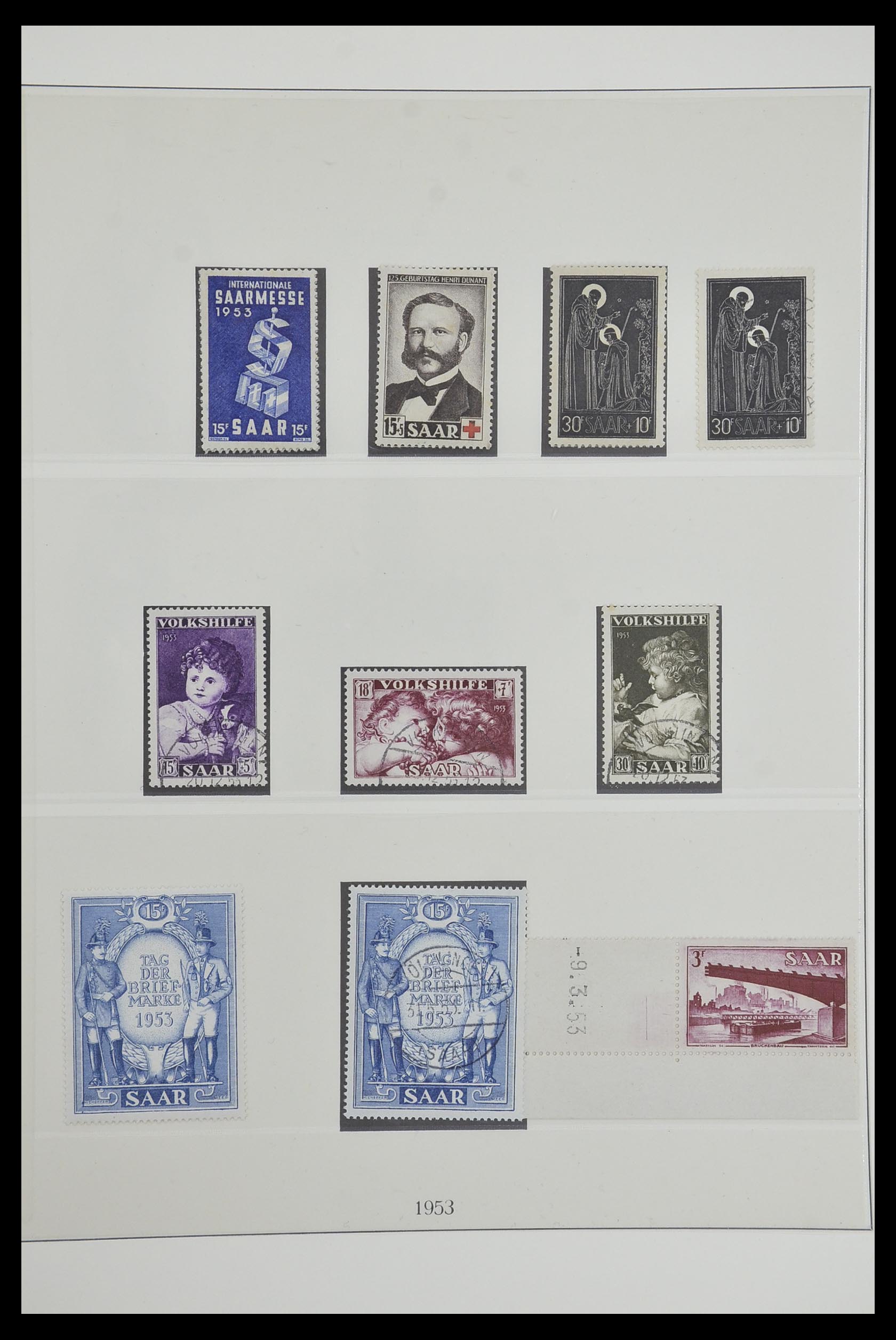 33485 050 - Postzegelverzameling 33485 Saar 1920-1959.