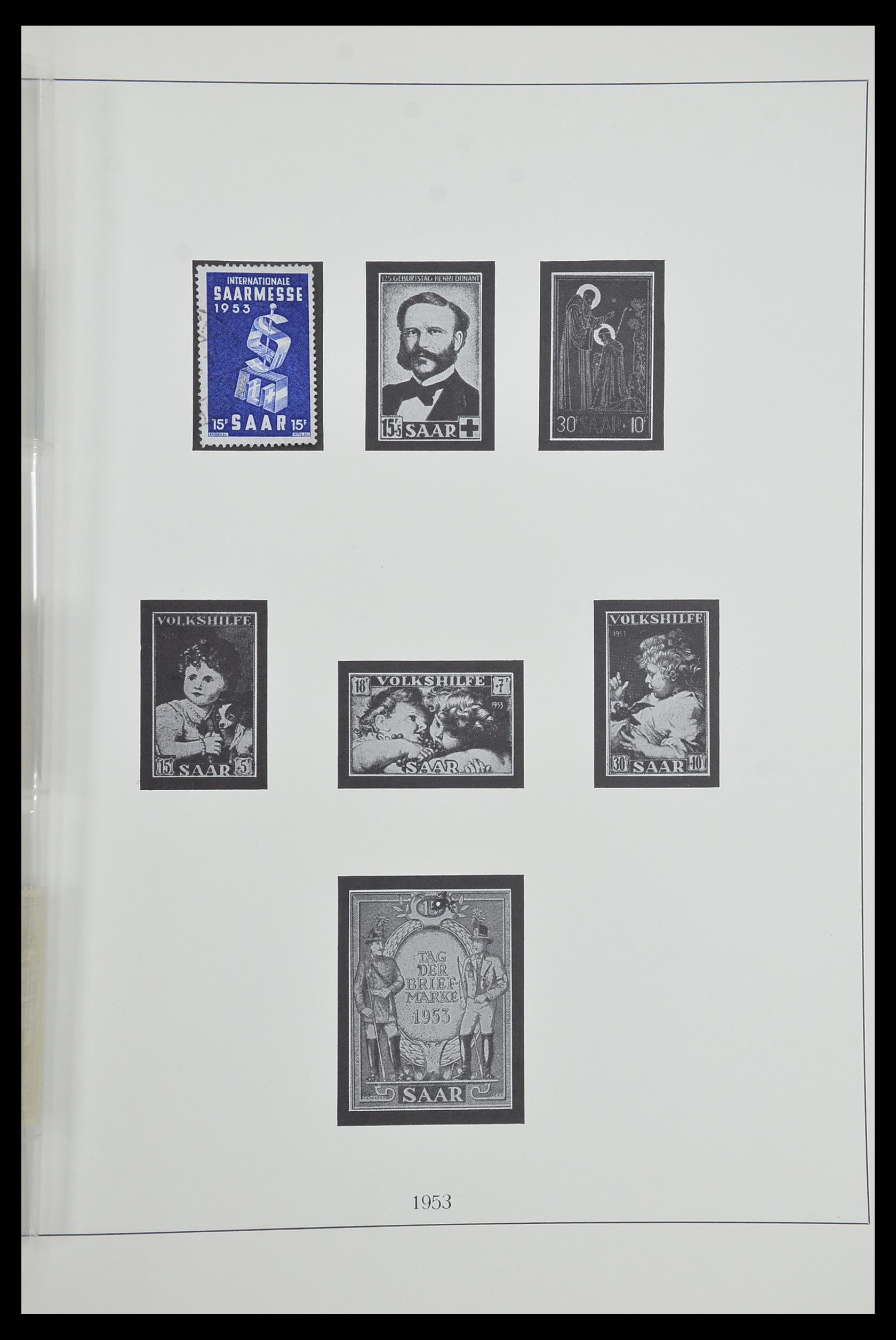 33485 051 - Postzegelverzameling 33485 Saar 1920-1959.