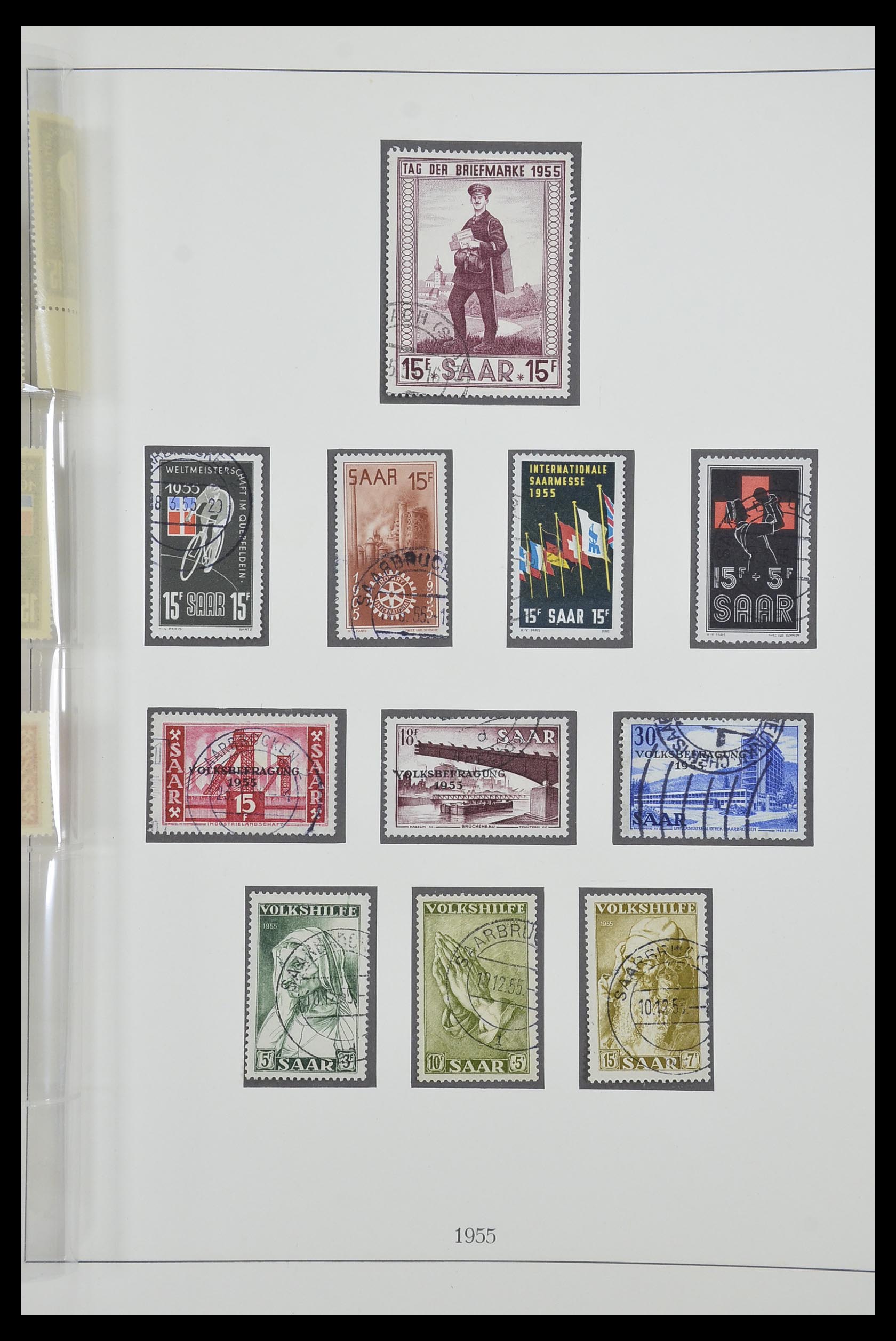33485 057 - Postzegelverzameling 33485 Saar 1920-1959.