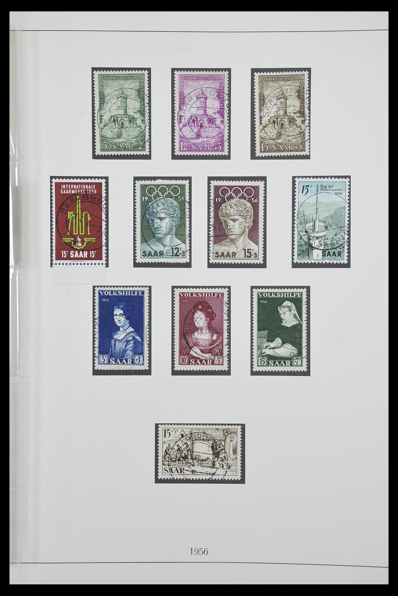 33485 059 - Postzegelverzameling 33485 Saar 1920-1959.