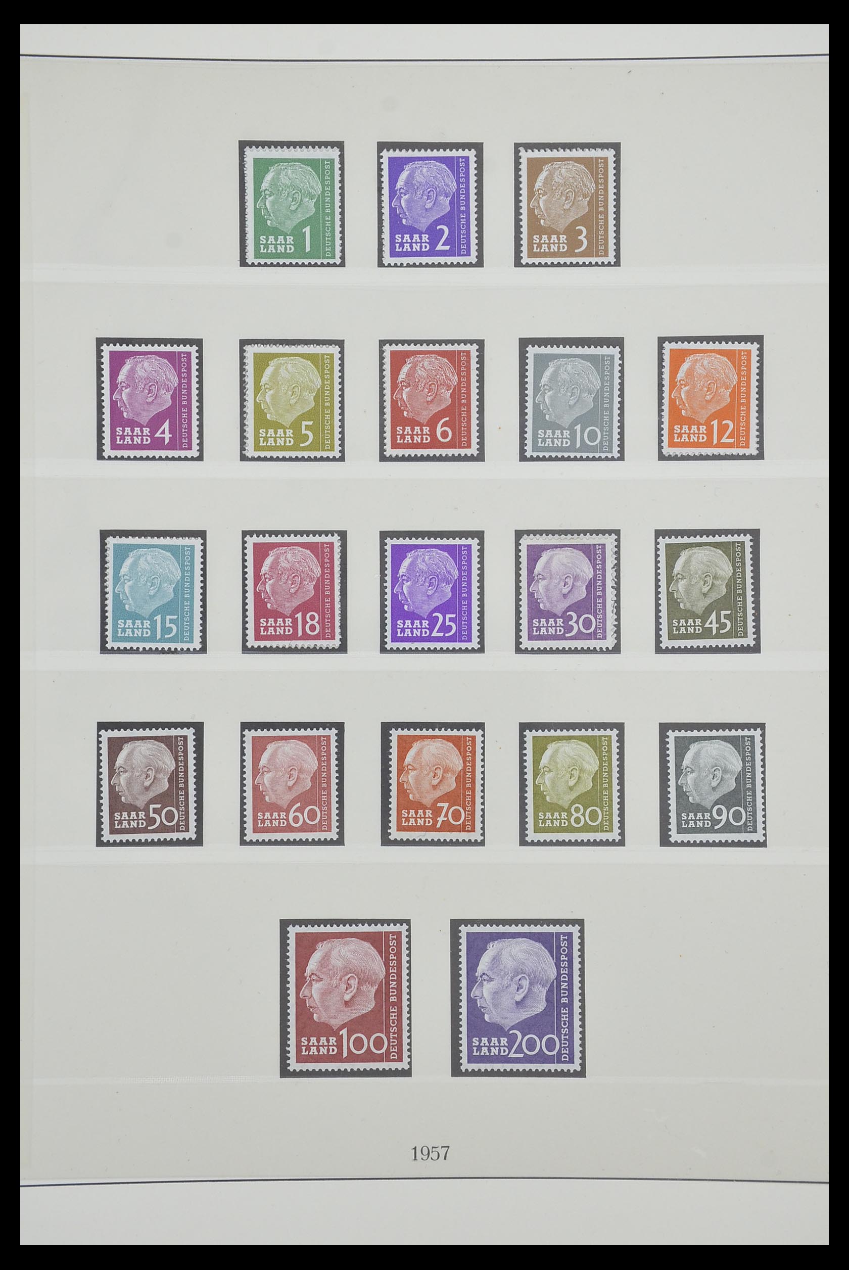 33485 062 - Postzegelverzameling 33485 Saar 1920-1959.