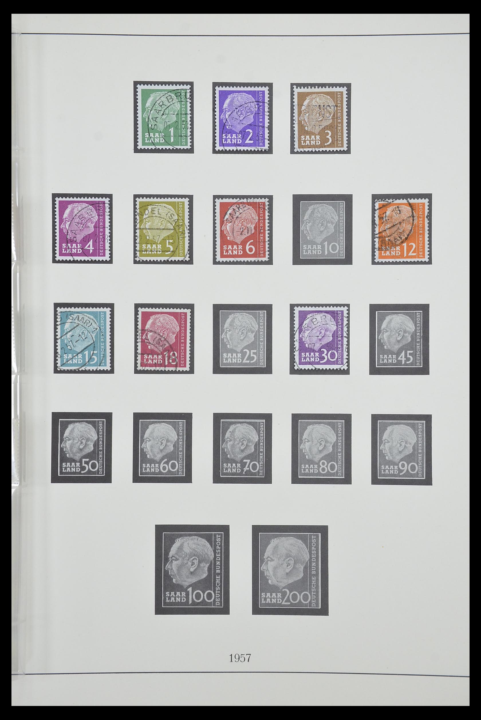 33485 063 - Postzegelverzameling 33485 Saar 1920-1959.