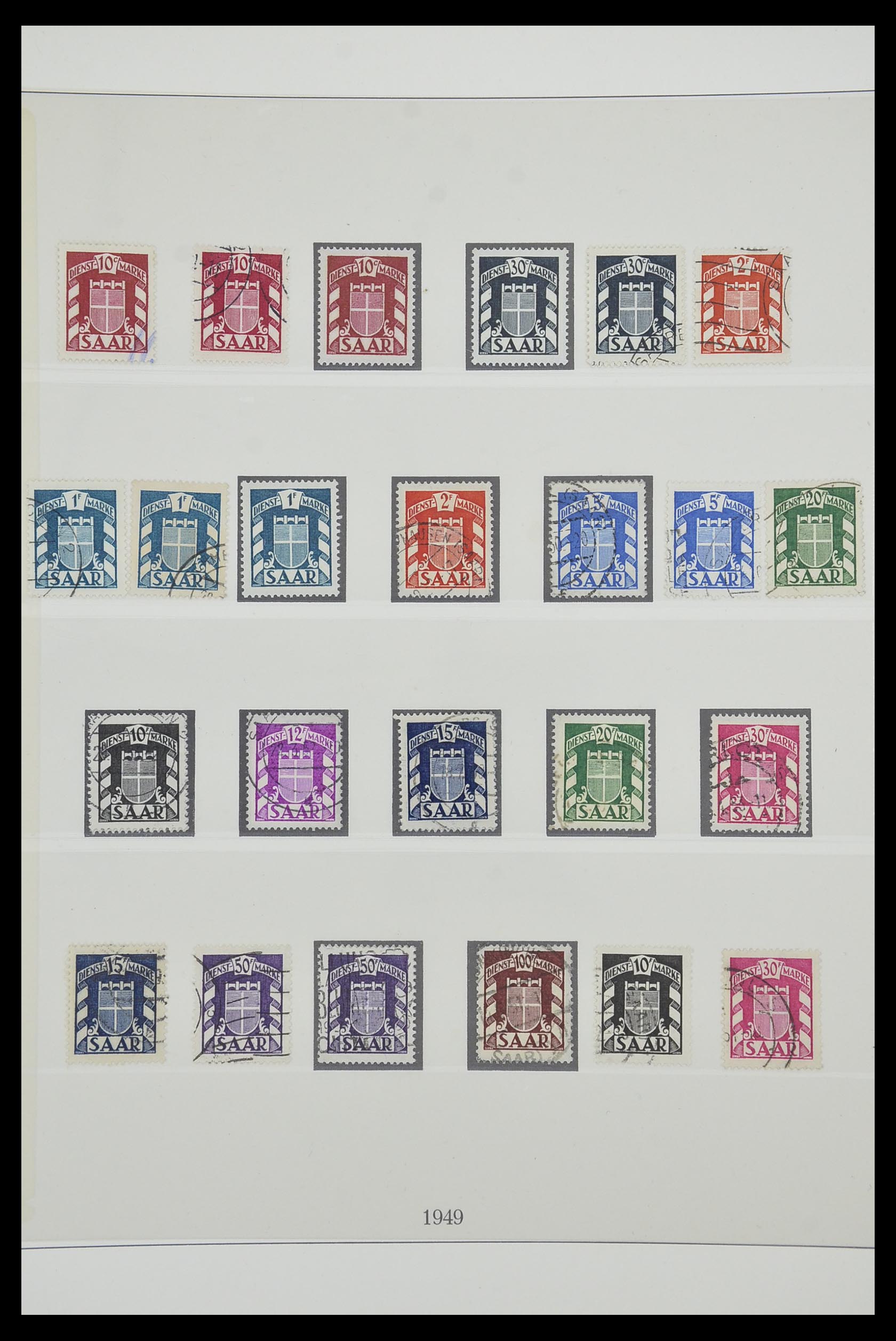 33485 070 - Postzegelverzameling 33485 Saar 1920-1959.