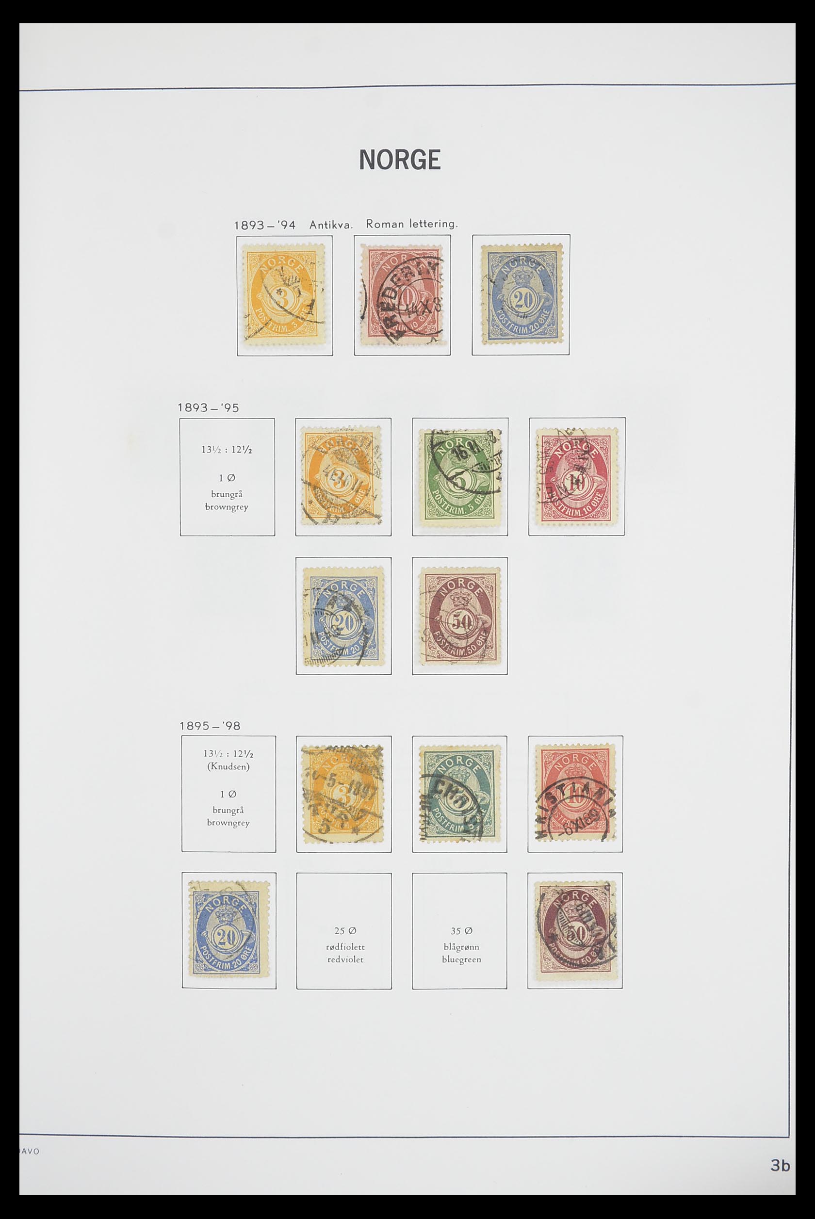 33486 005 - Postzegelverzameling 33486 Noorwegen 1856-1996.