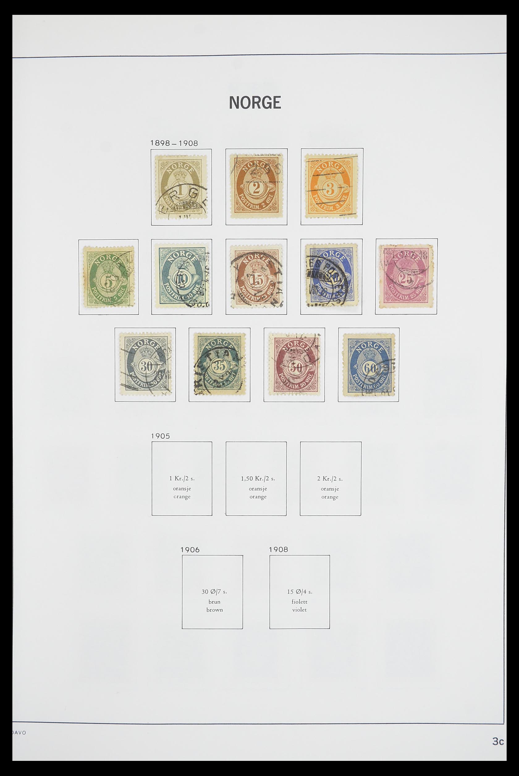 33486 006 - Postzegelverzameling 33486 Noorwegen 1856-1996.