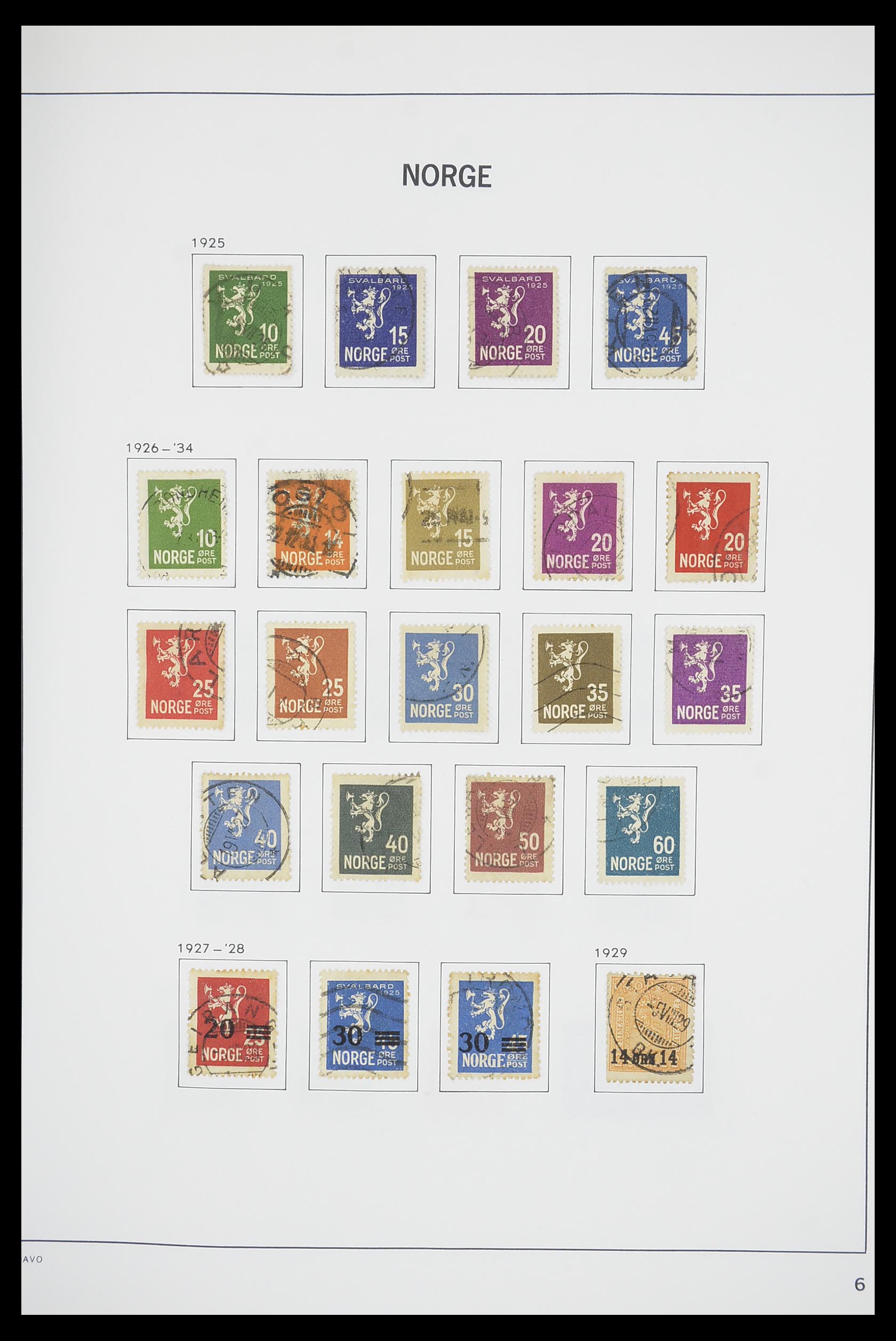 33486 009 - Postzegelverzameling 33486 Noorwegen 1856-1996.