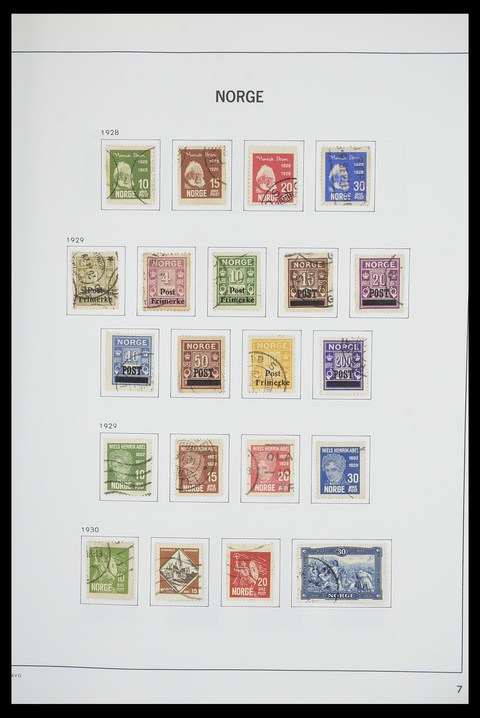33486 010 - Postzegelverzameling 33486 Noorwegen 1856-1996.