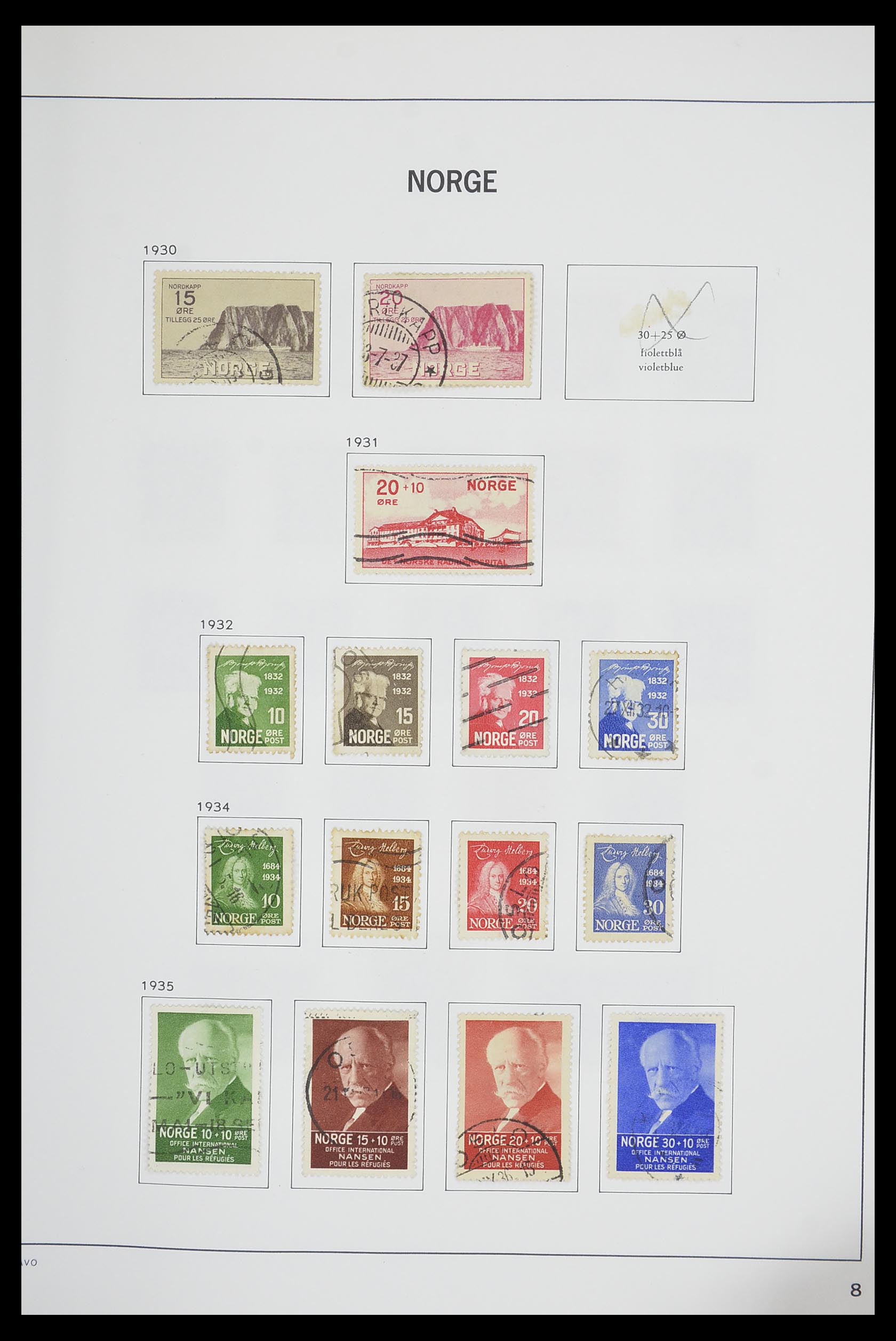 33486 011 - Postzegelverzameling 33486 Noorwegen 1856-1996.