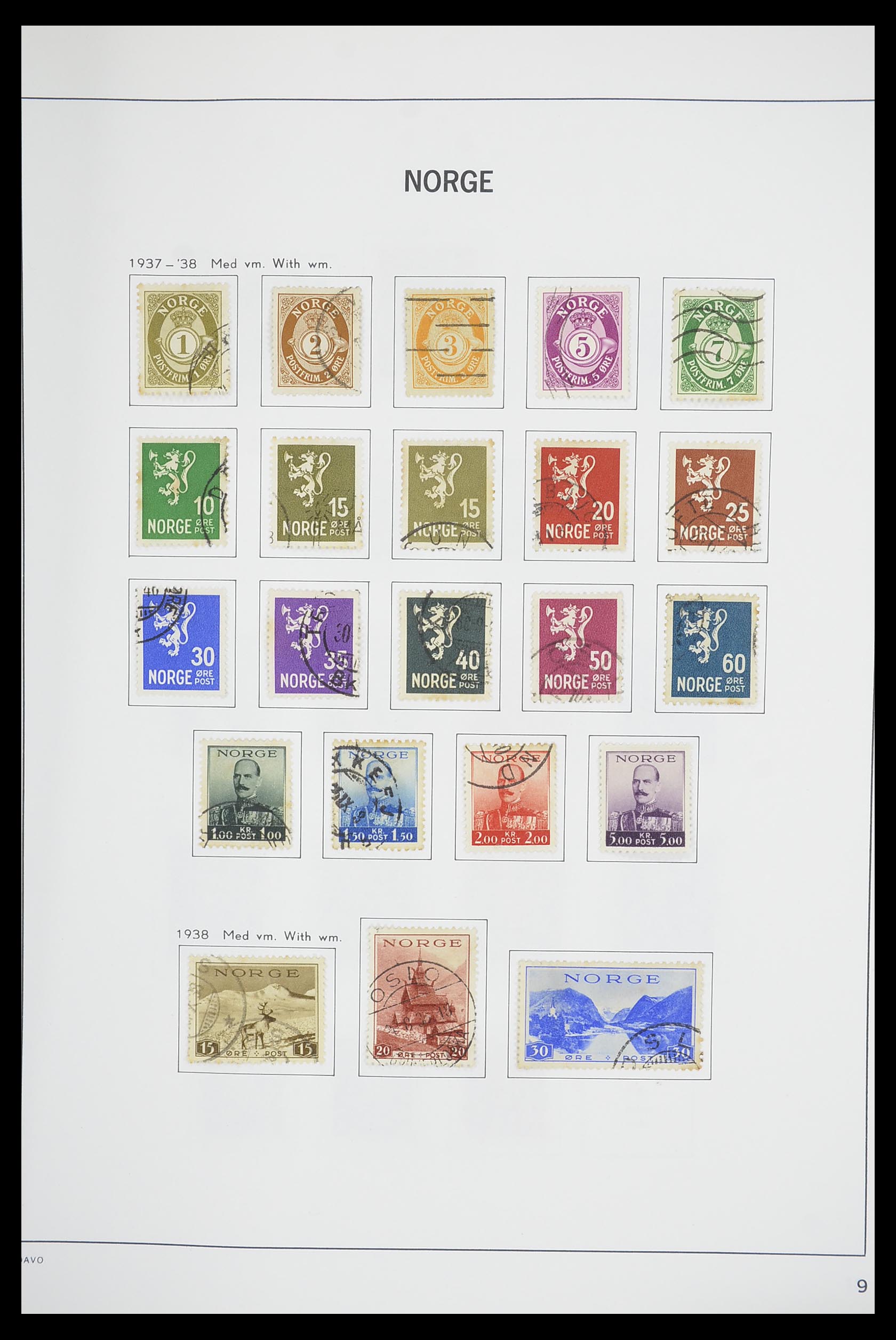 33486 012 - Postzegelverzameling 33486 Noorwegen 1856-1996.