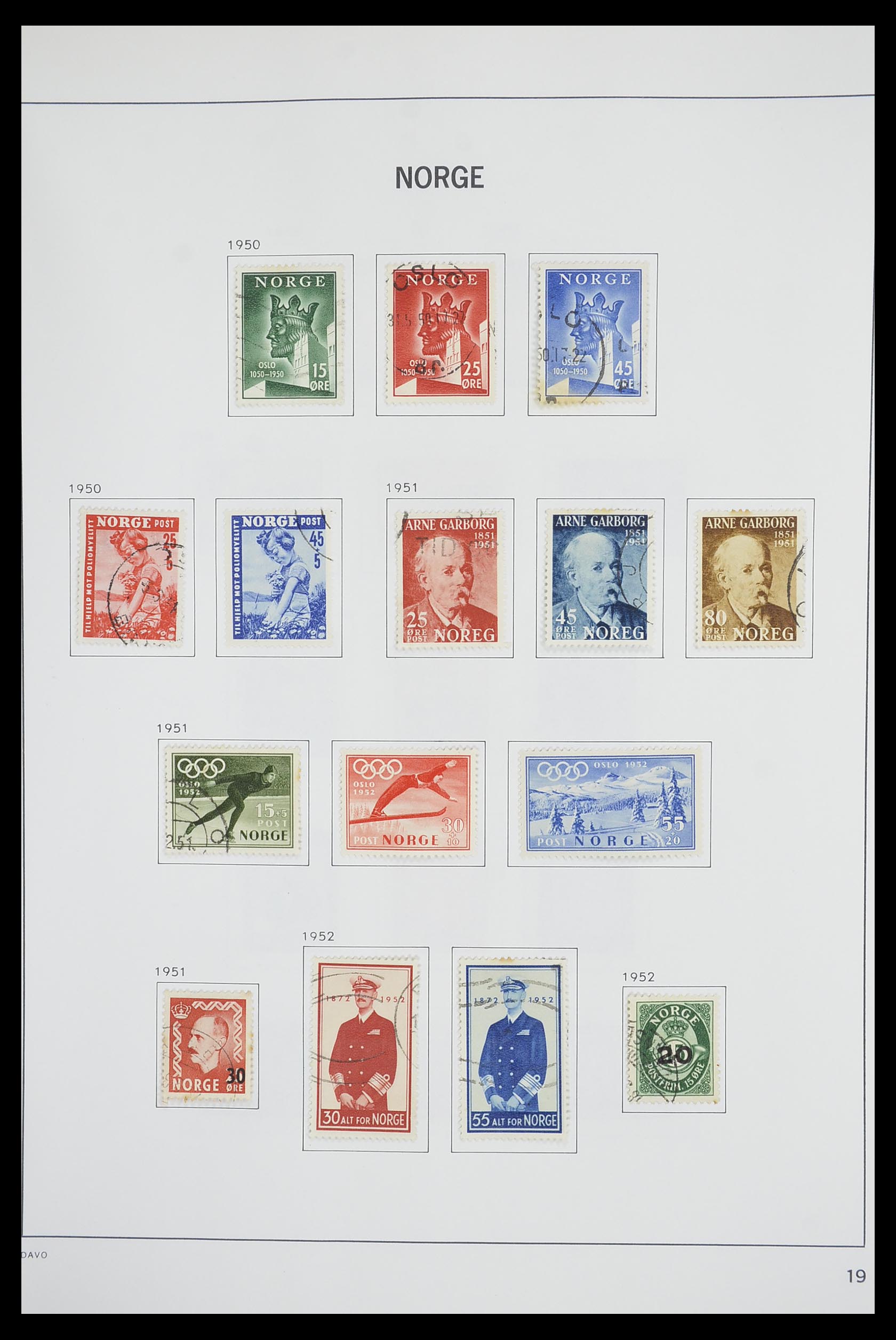 33486 022 - Postzegelverzameling 33486 Noorwegen 1856-1996.