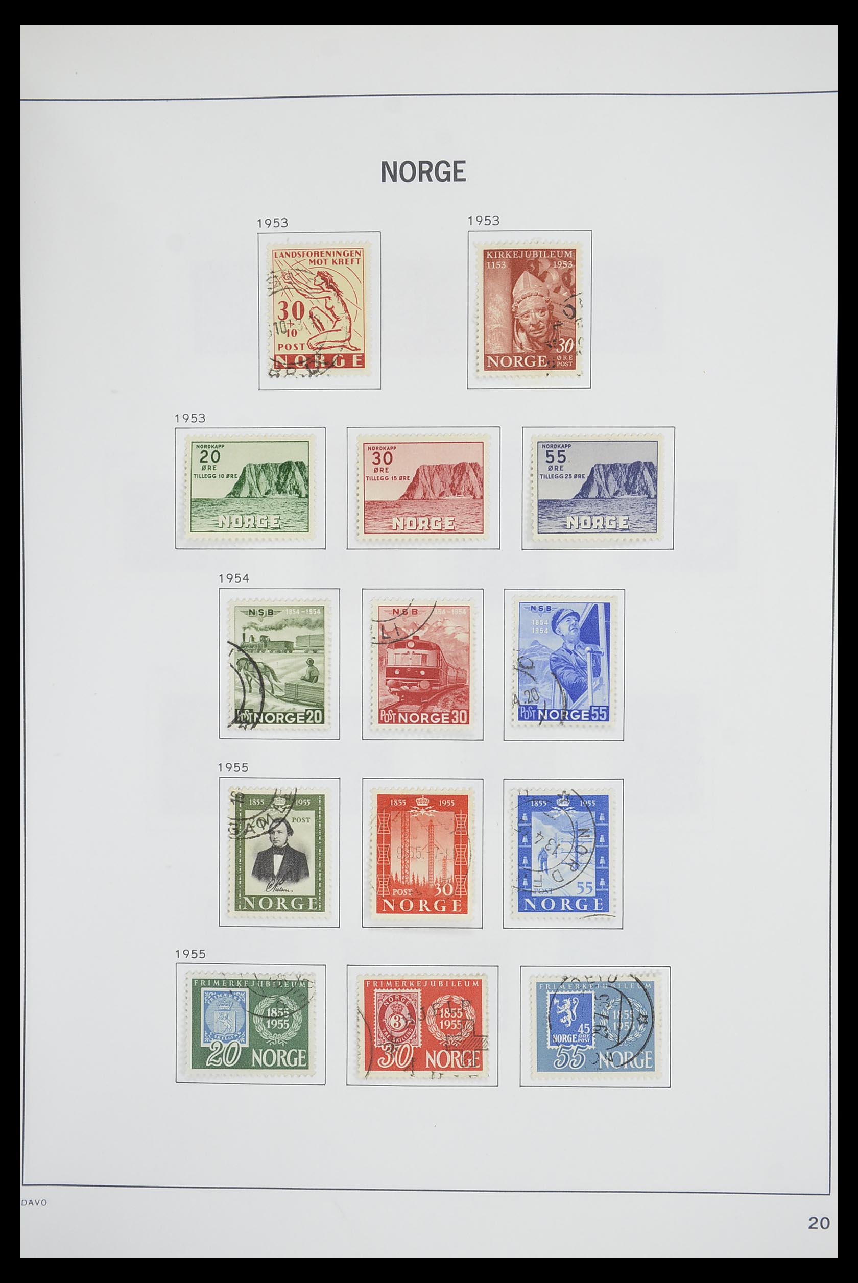 33486 023 - Postzegelverzameling 33486 Noorwegen 1856-1996.