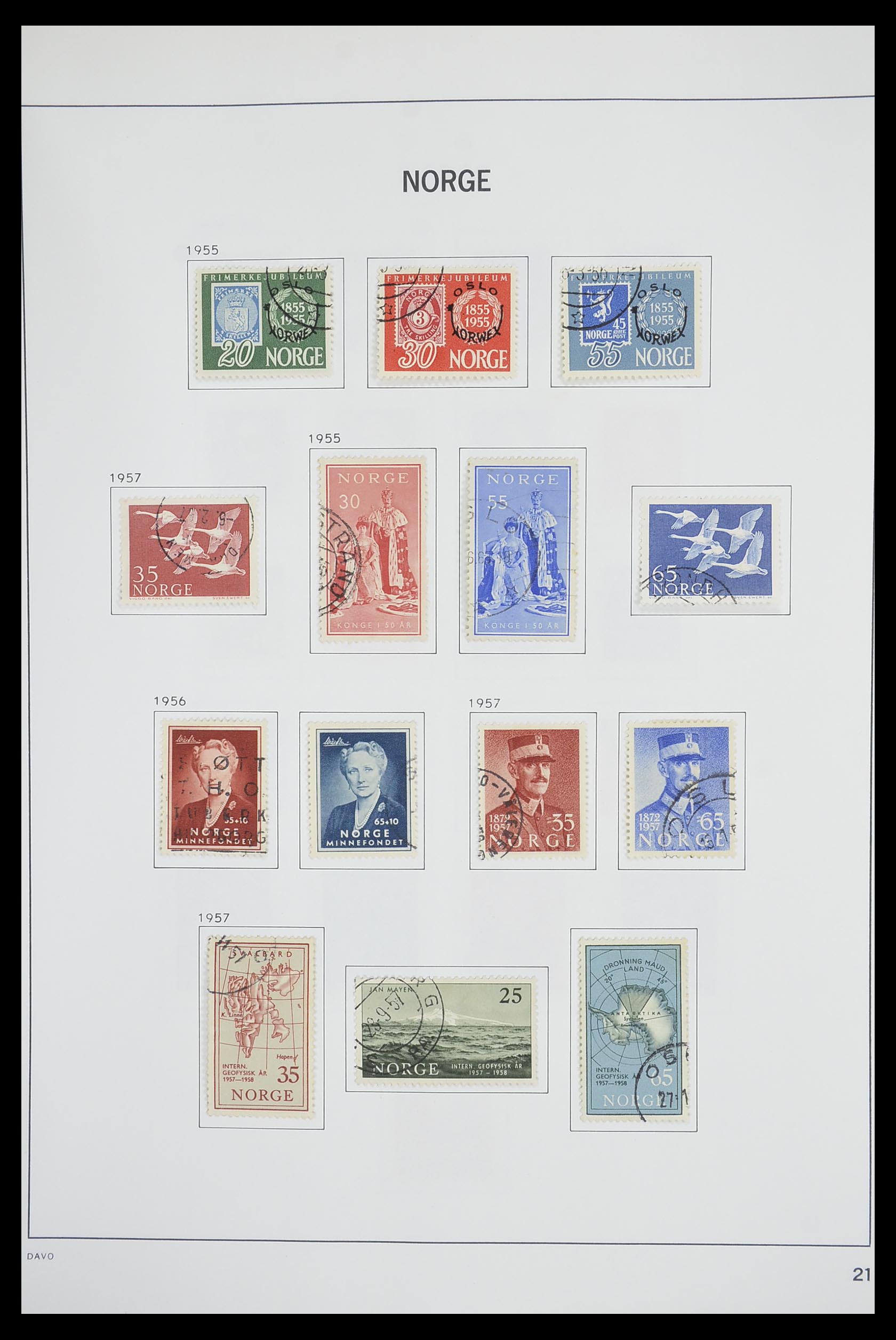 33486 024 - Postzegelverzameling 33486 Noorwegen 1856-1996.