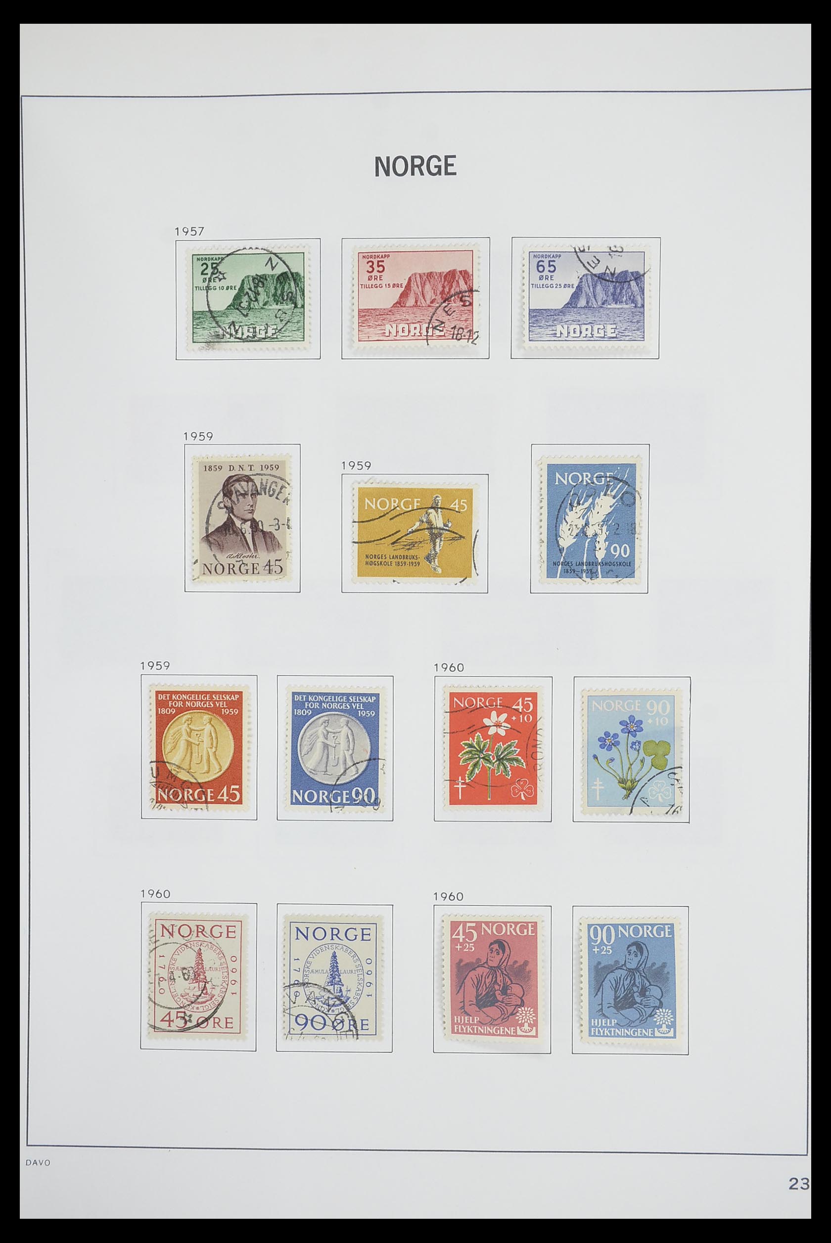 33486 026 - Postzegelverzameling 33486 Noorwegen 1856-1996.
