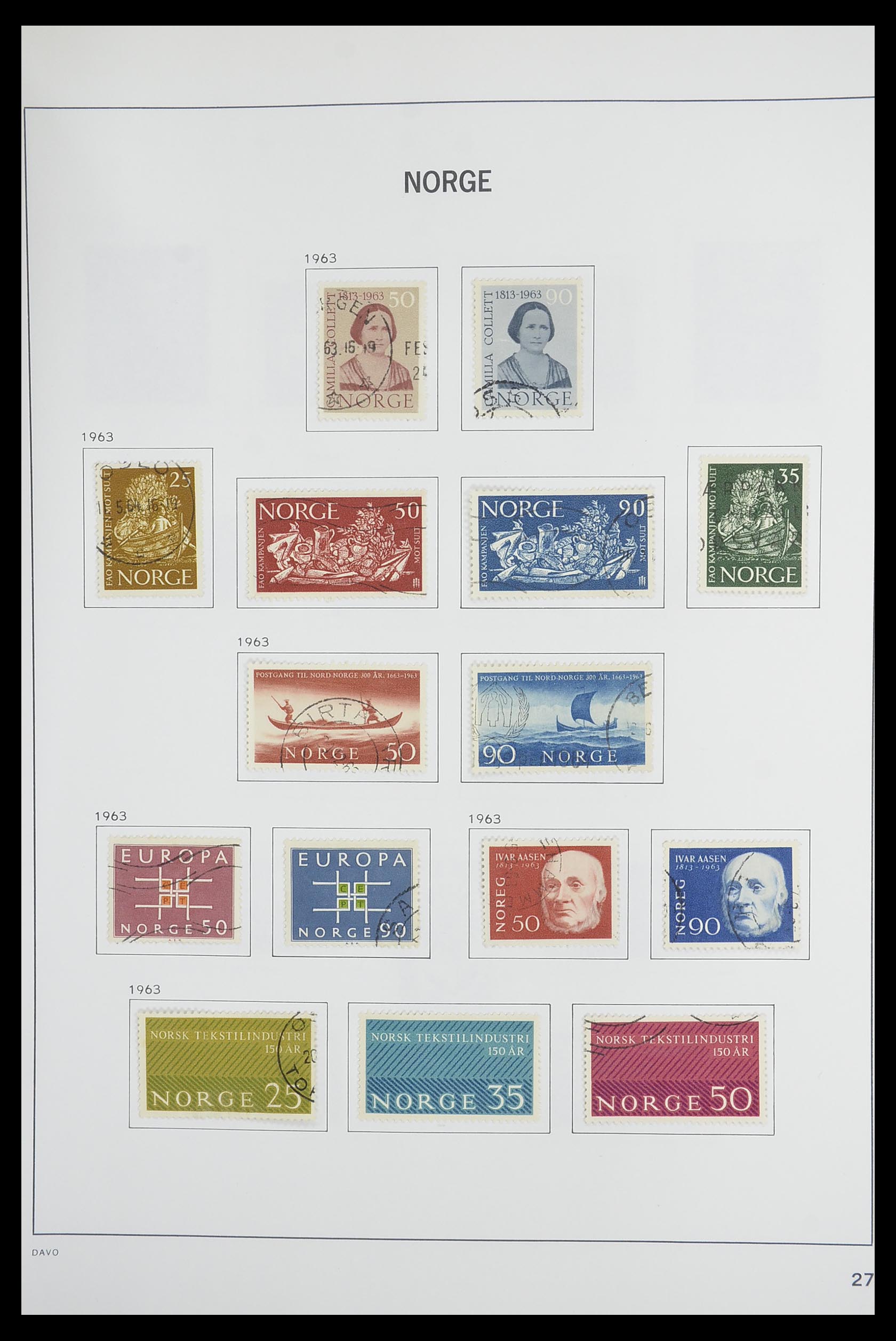 33486 031 - Postzegelverzameling 33486 Noorwegen 1856-1996.