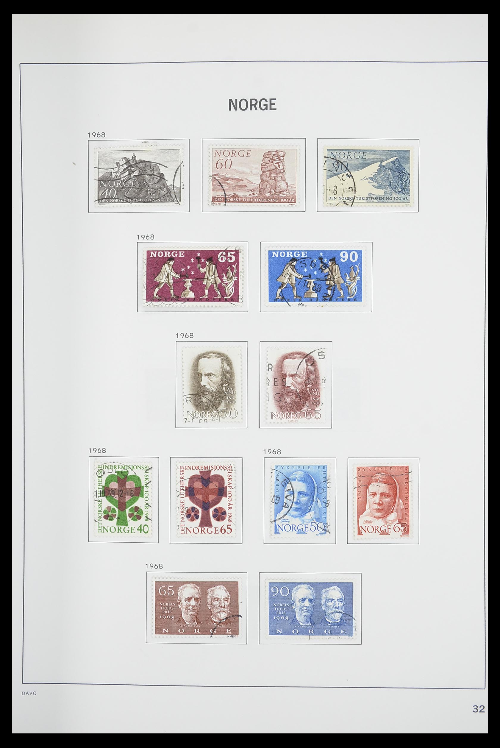 33486 036 - Stamp collection 33486 Norway 1856-1996.