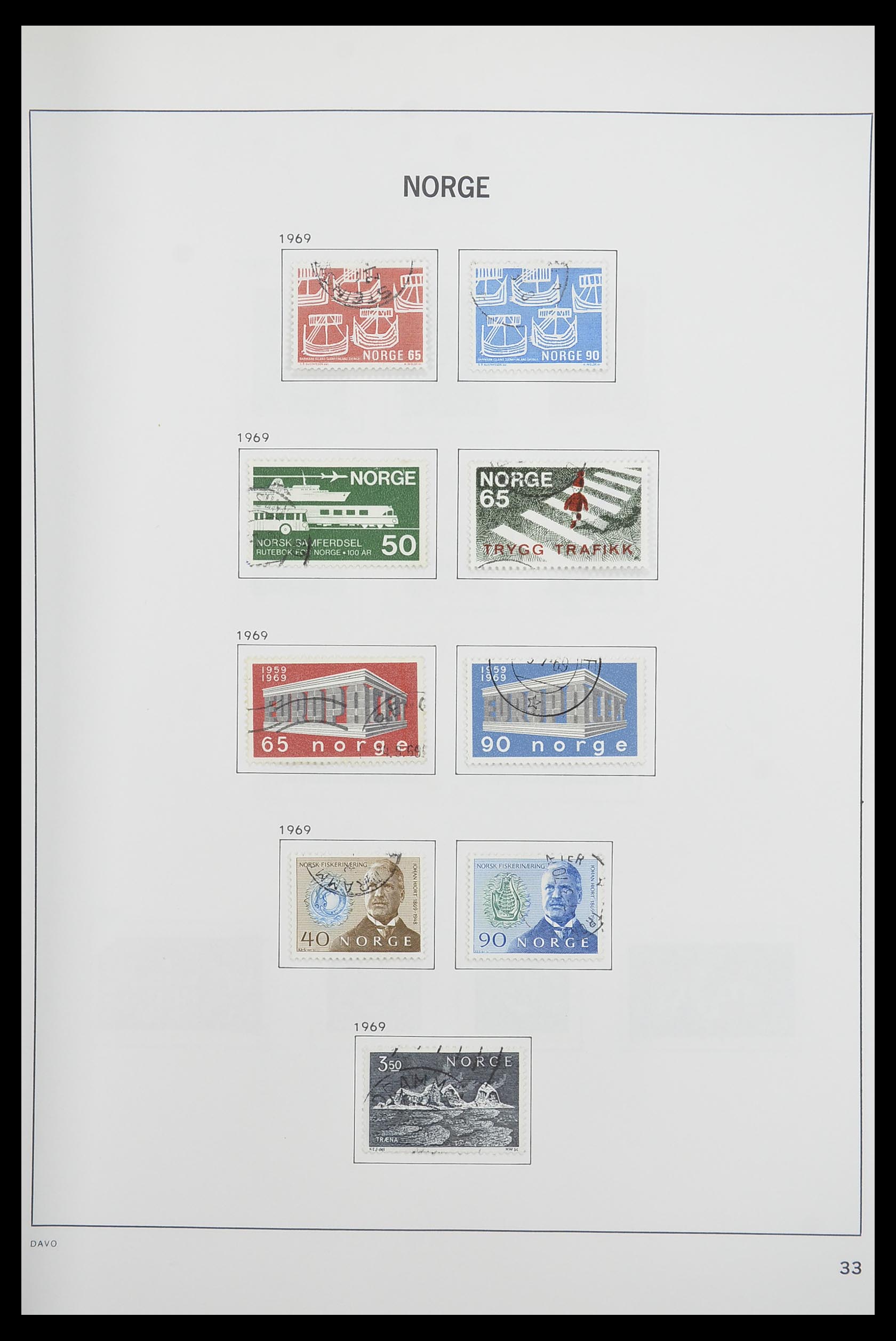 33486 037 - Postzegelverzameling 33486 Noorwegen 1856-1996.