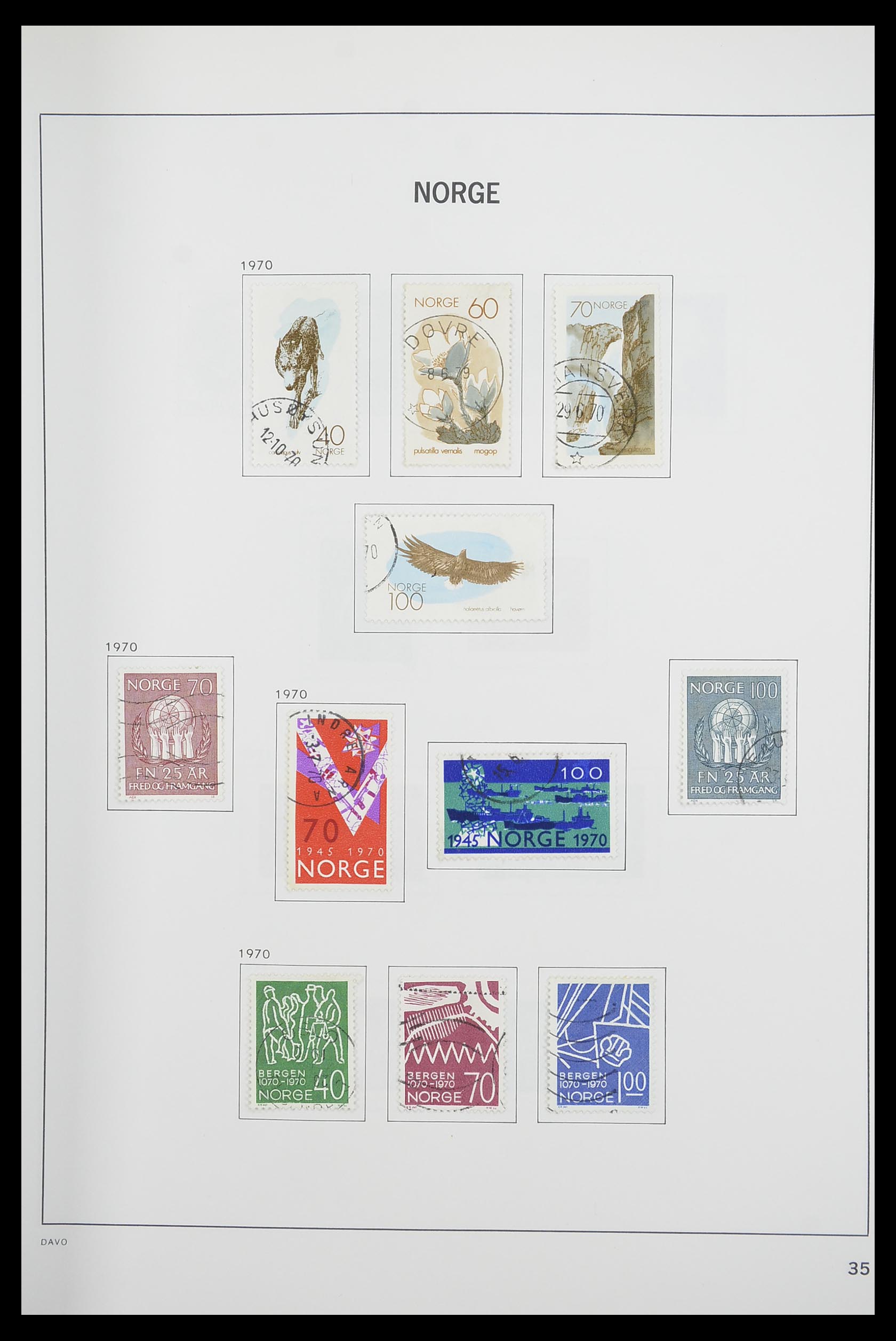 33486 039 - Postzegelverzameling 33486 Noorwegen 1856-1996.