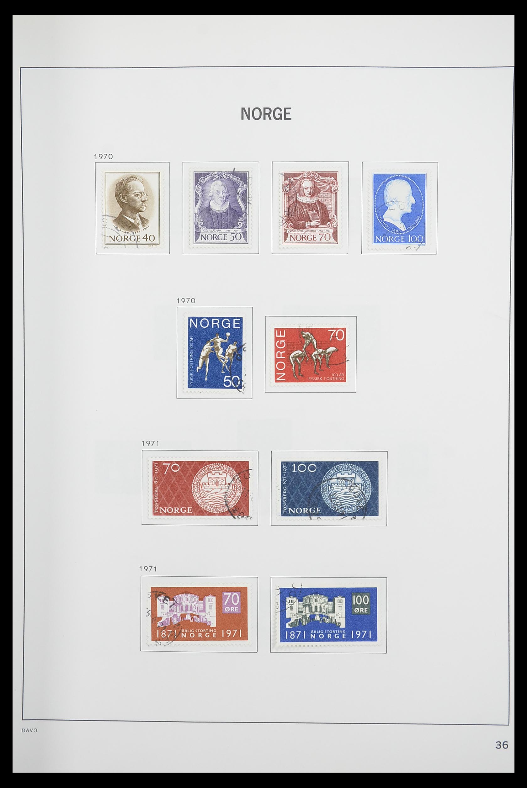 33486 040 - Postzegelverzameling 33486 Noorwegen 1856-1996.