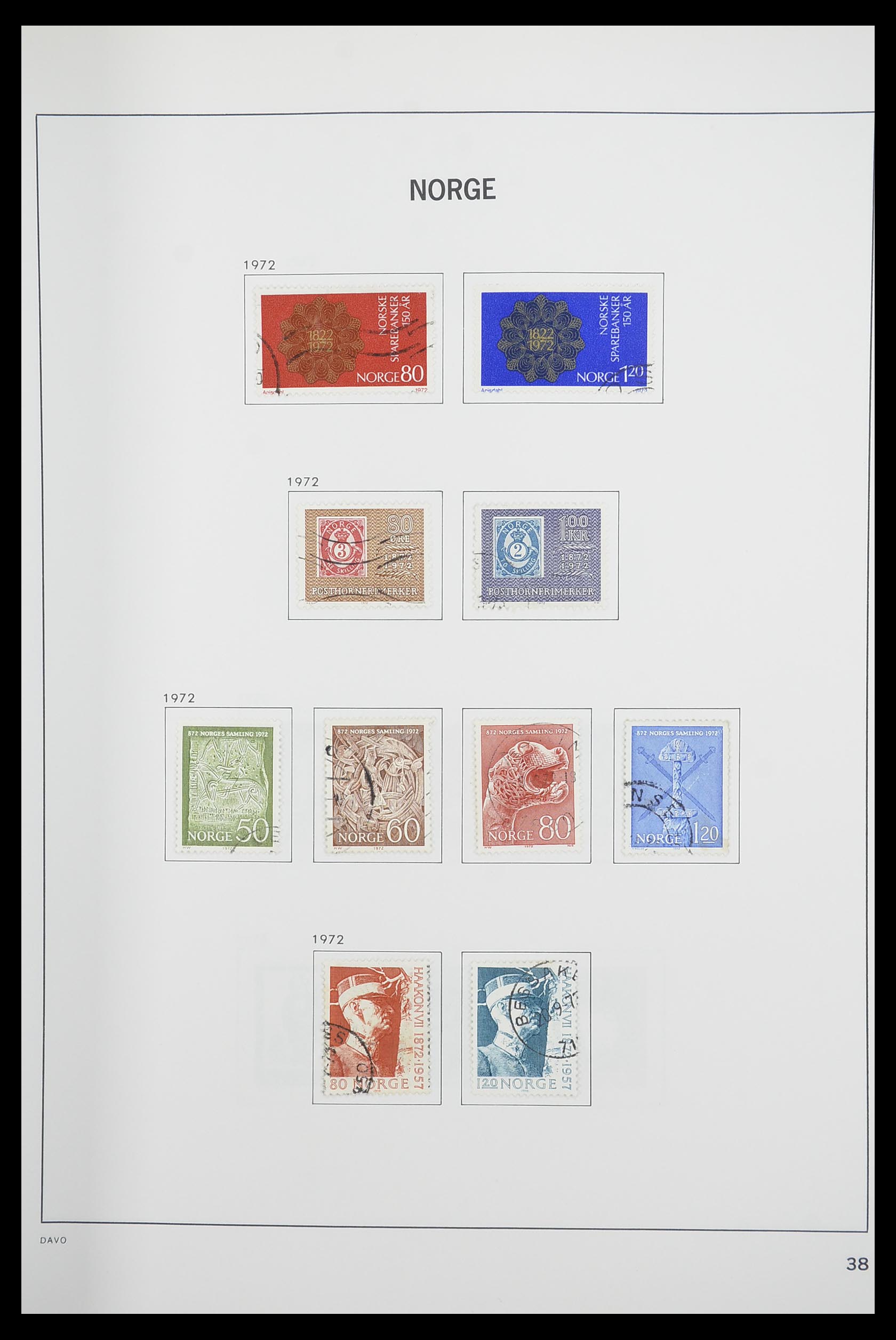 33486 042 - Postzegelverzameling 33486 Noorwegen 1856-1996.