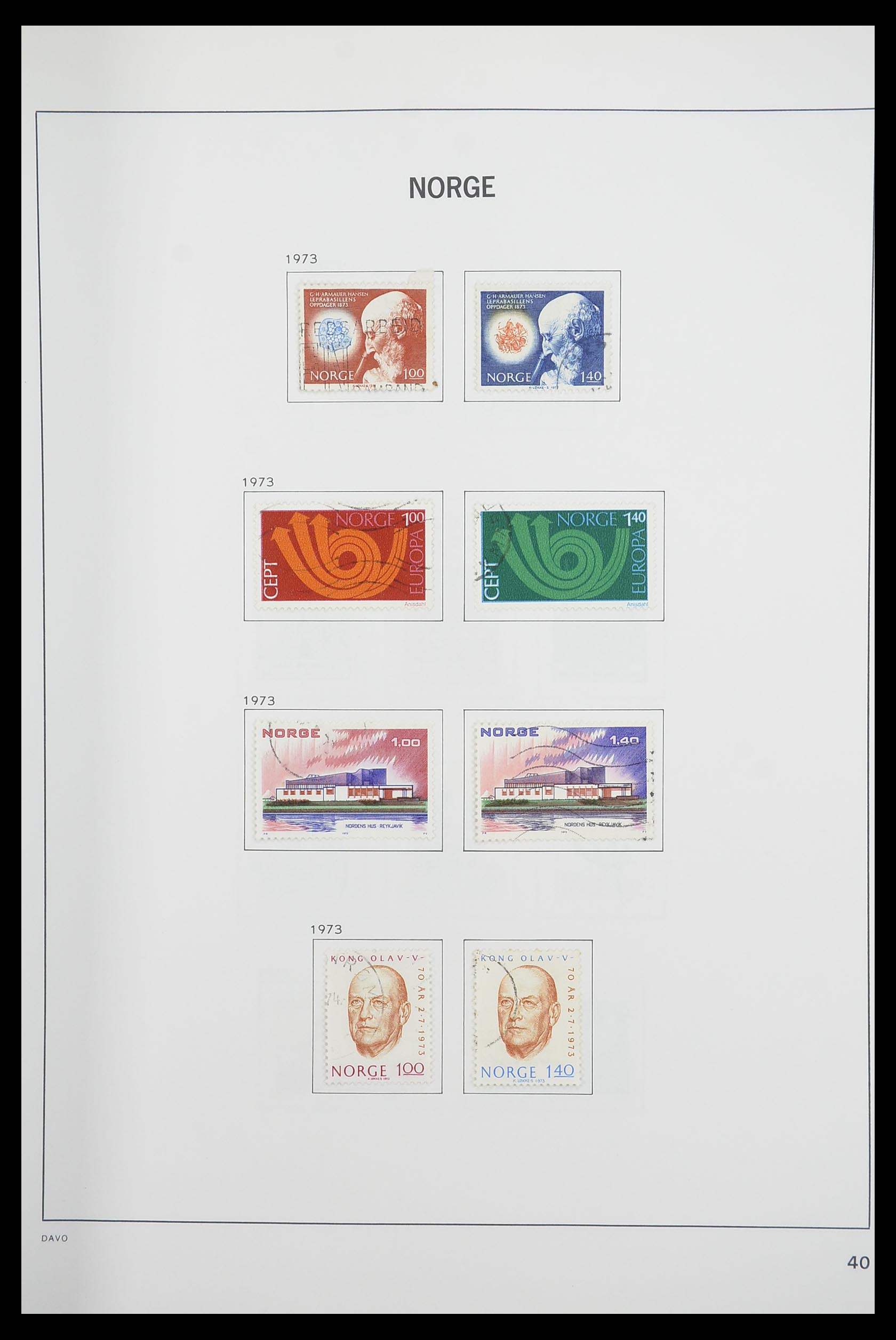 33486 044 - Stamp collection 33486 Norway 1856-1996.
