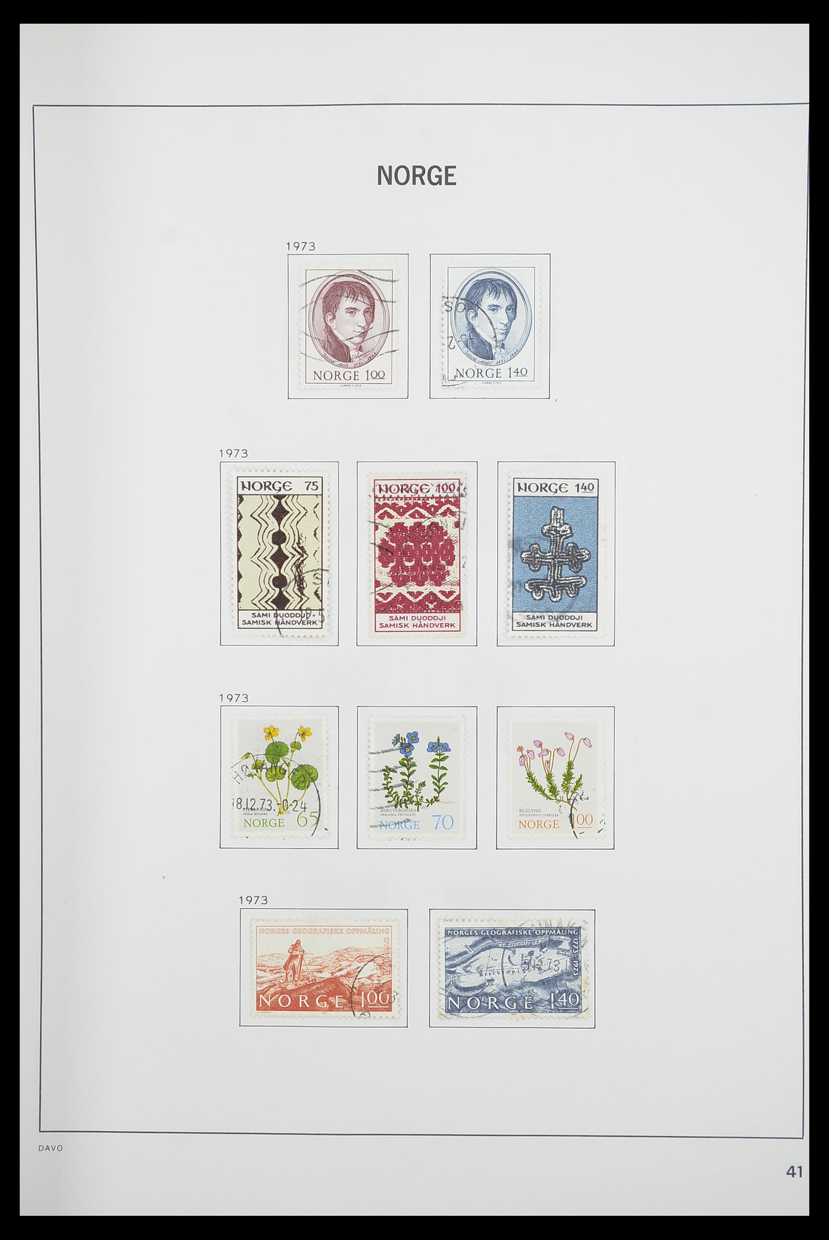 33486 045 - Stamp collection 33486 Norway 1856-1996.